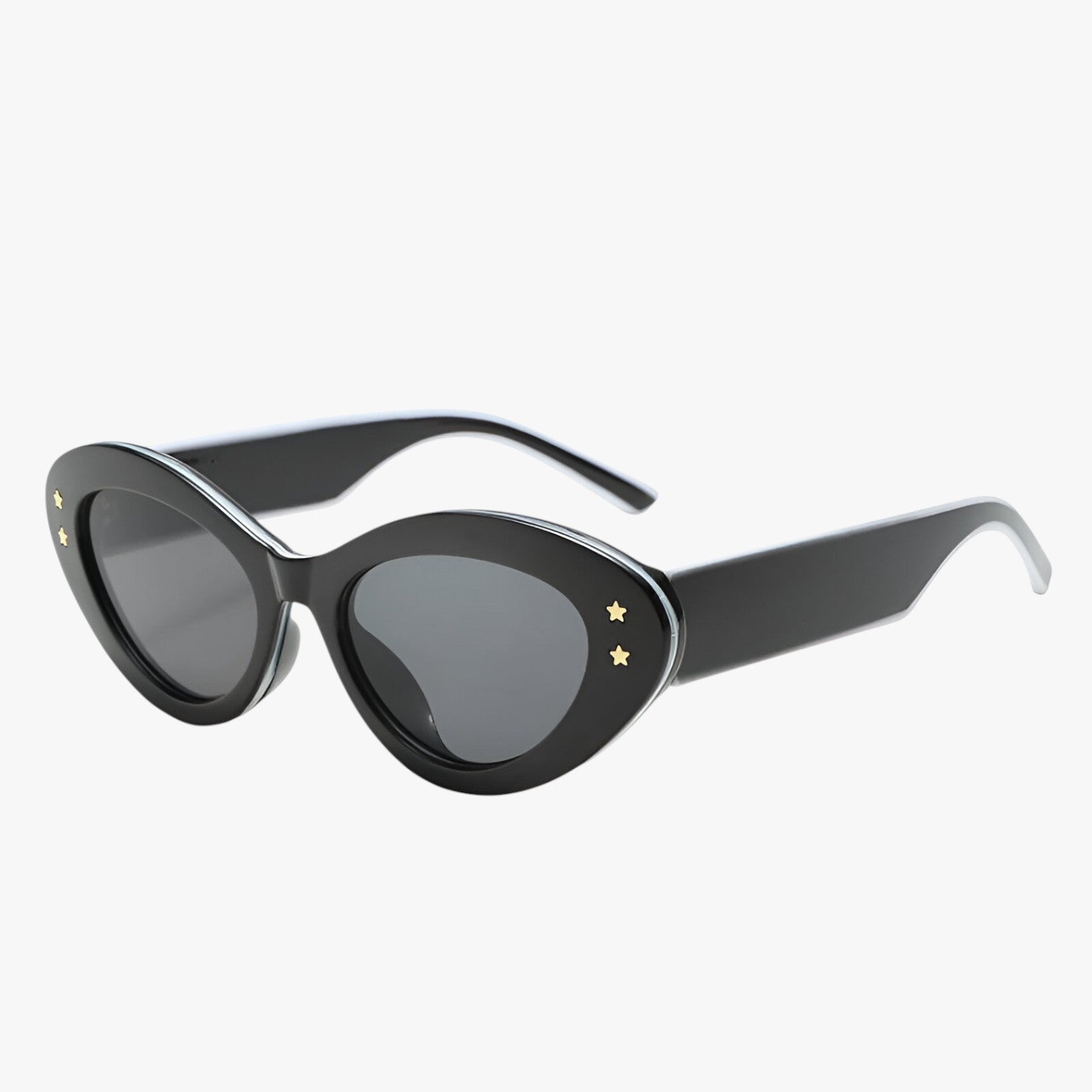 Selah | Stilfuld retro solbrille med UV400-beskyttelse - Sort - women's fashion - {{ product_tags }