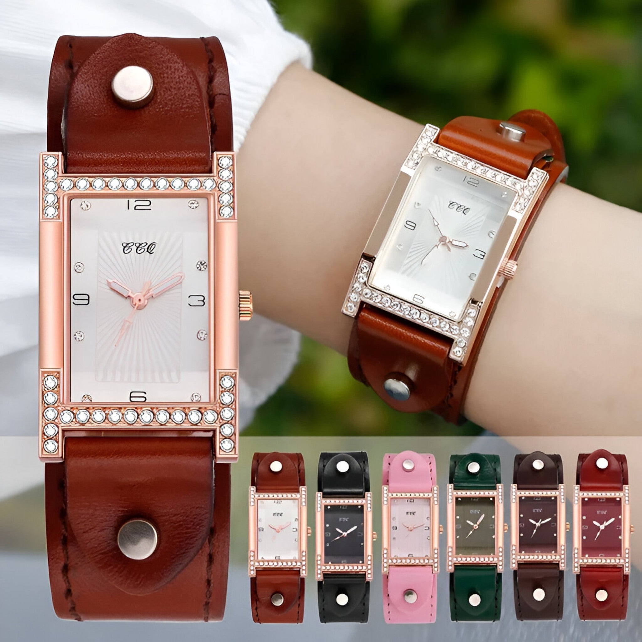 Orla | Elegant dameur med læderrem - - watches - {{ product_tags }