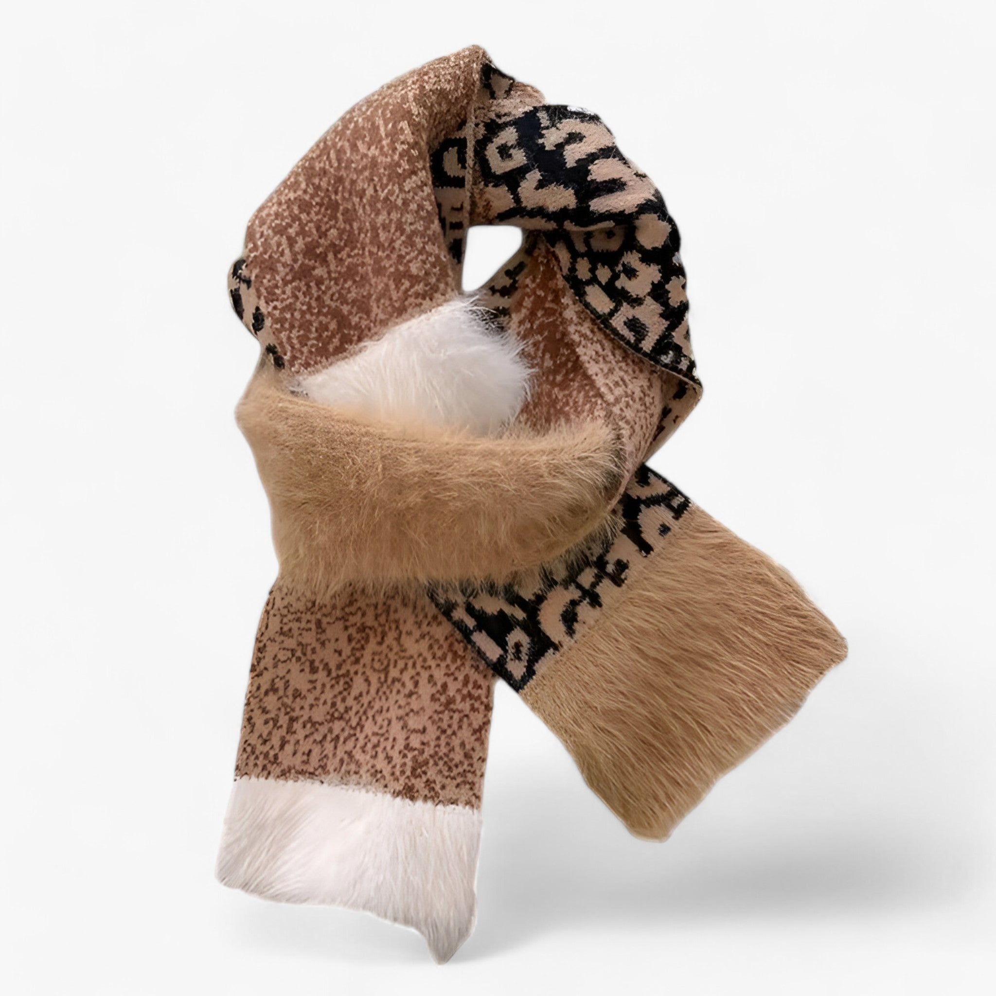 Leonie | Leopard Breisjaal – Varm og Stilfuld Må-have - lysebrun - women's fashion - {{ product_tags }
