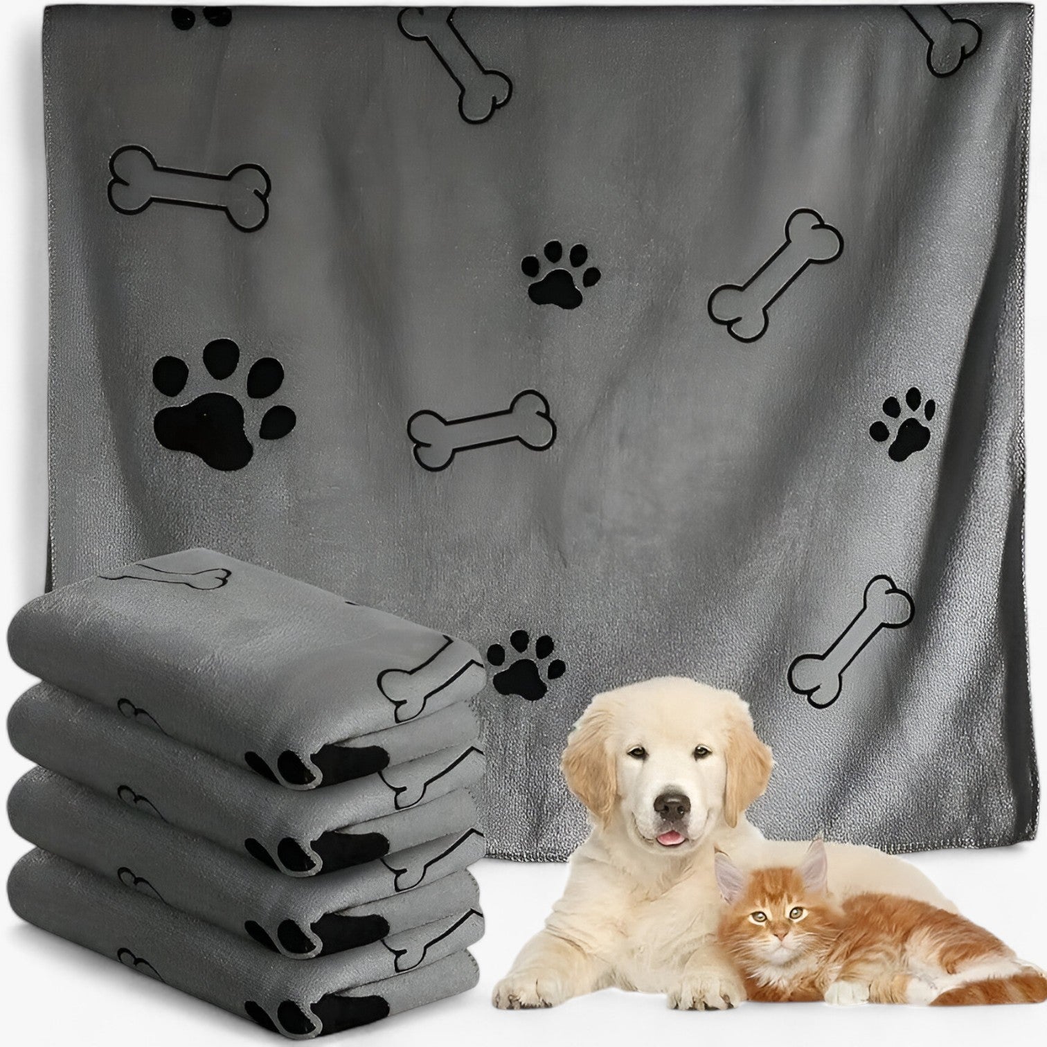 Rex | Sneldrogende Microfiber Håndklæde til Hunde & Katte - - other - {{ product_tags }