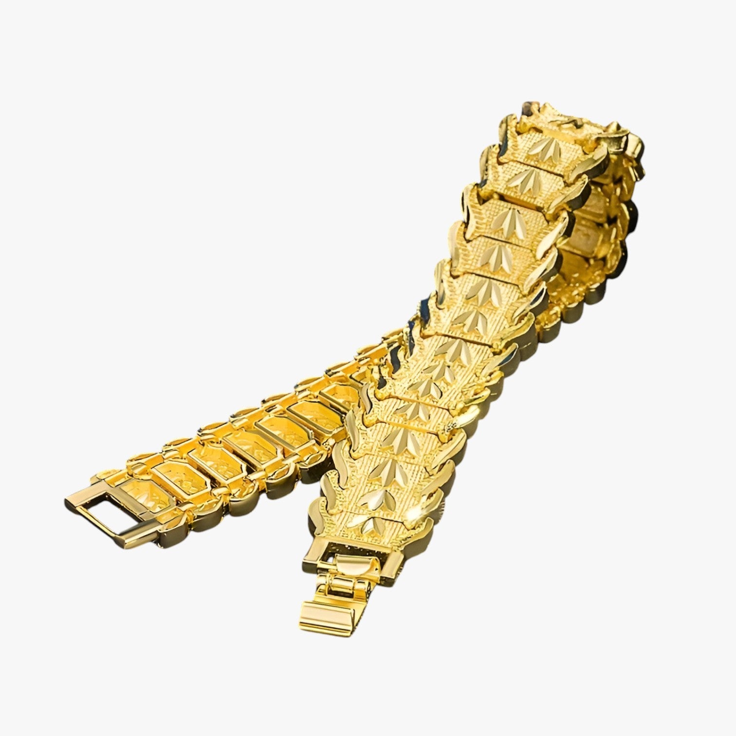 Jedrick | Statement stil med 24K glans – Bæredygtig retro armbånd til herrer - - watches - {{ product_tags }