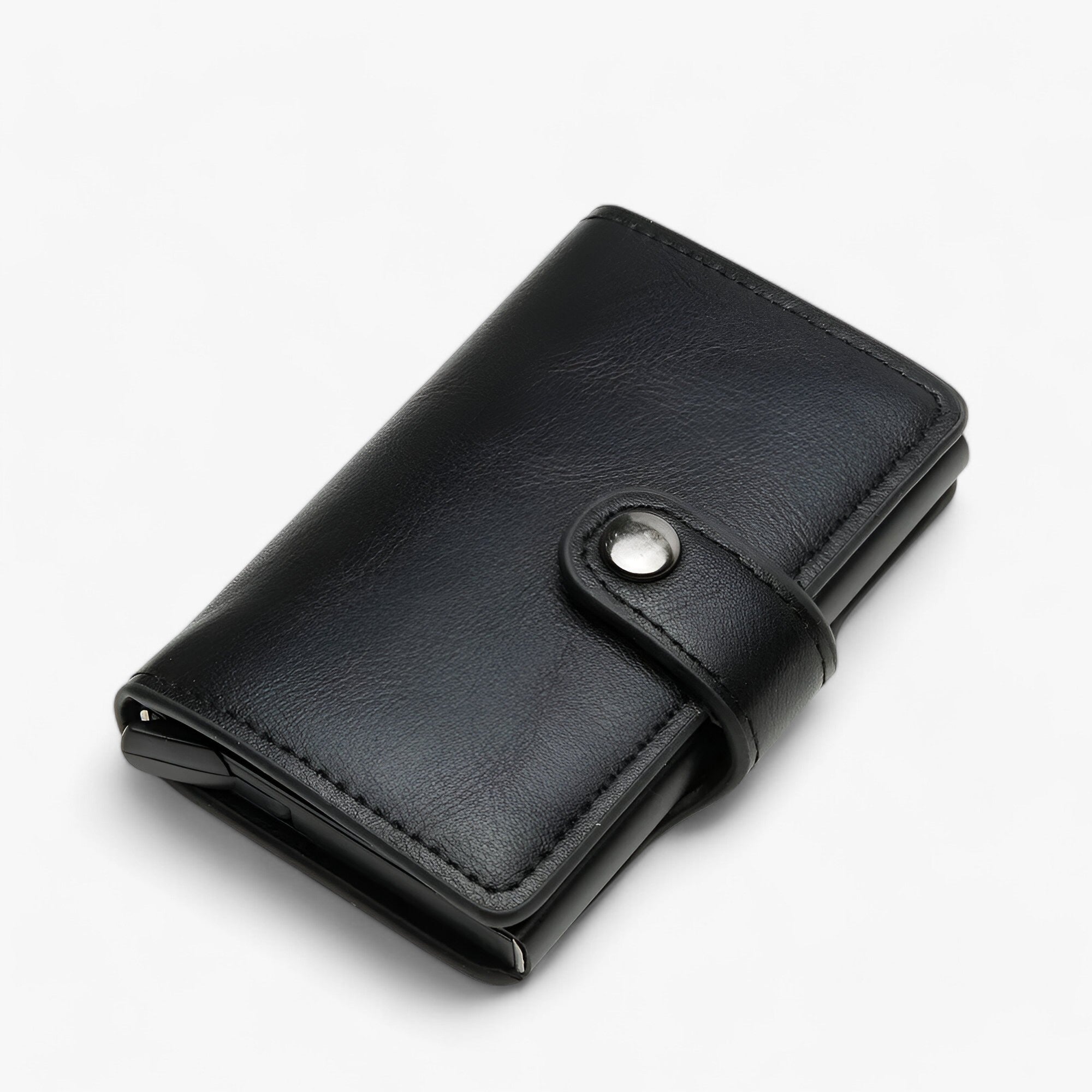 Cheryl | Sikker RFID-pung i stål og læder - Sort - bags - {{ product_tags }