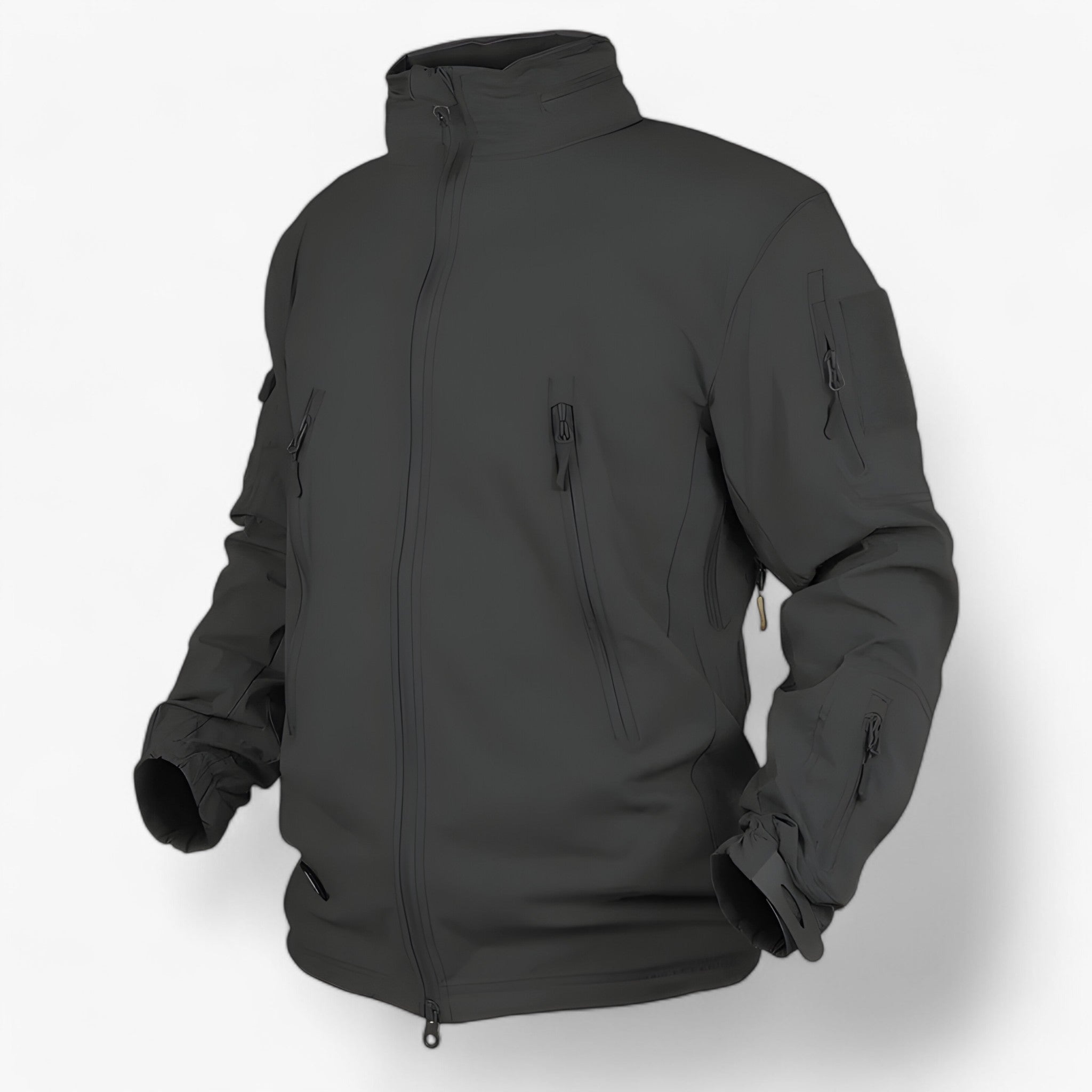 Victor | Taktisk Softshell Jakke – Varm, Vandtæt og Militærinspireret - Sort - men's fashion - {{ product_tags }