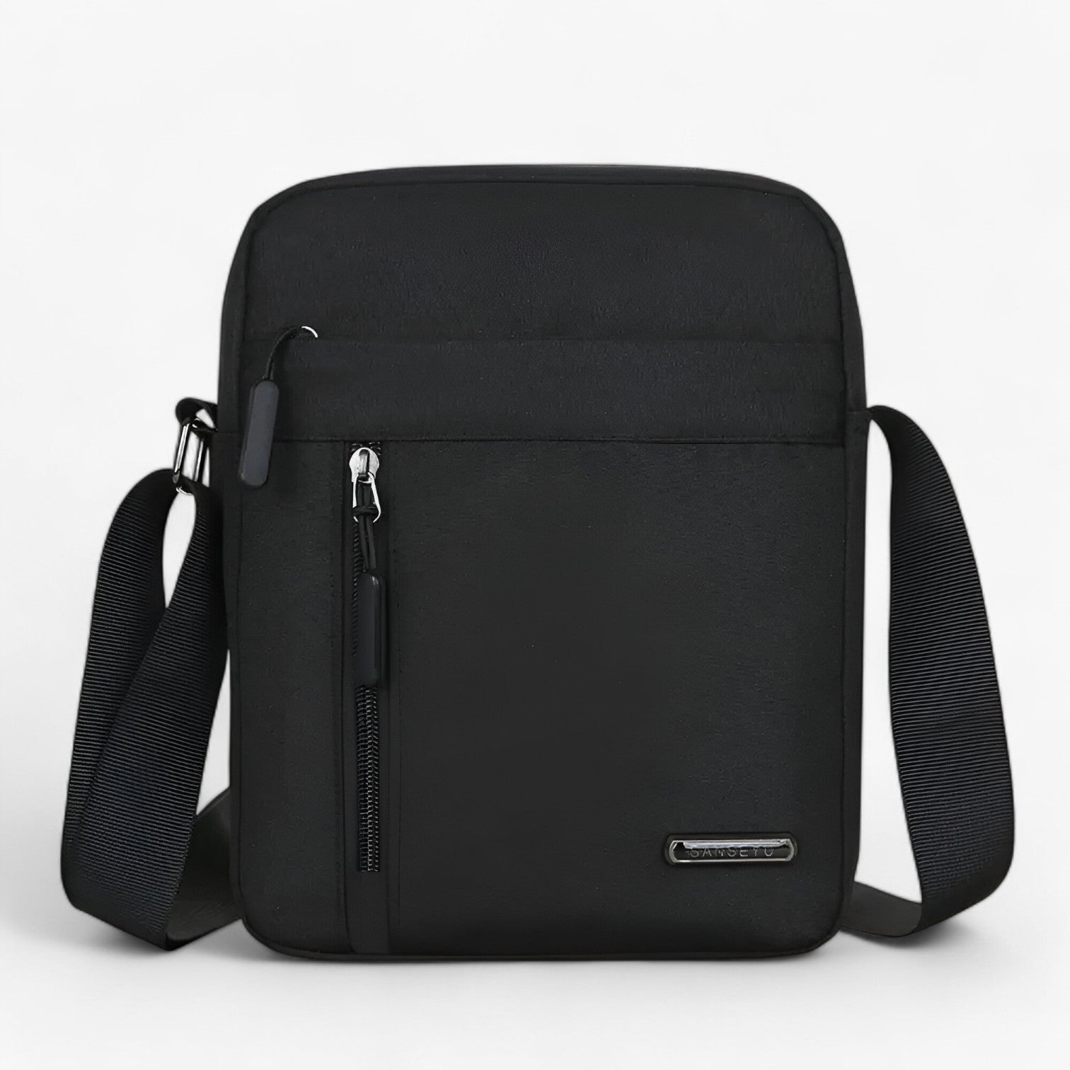 Grayson | Herre Oxford Skuldertaske - Bæredygtig, Stilfuld og Klar til Forretninger - Sort - Grayson | Herre Oxford Skuldertaske - Bæredygtig, Stilfuld og Klar til Forretninger- €25 - {{ product_tags }