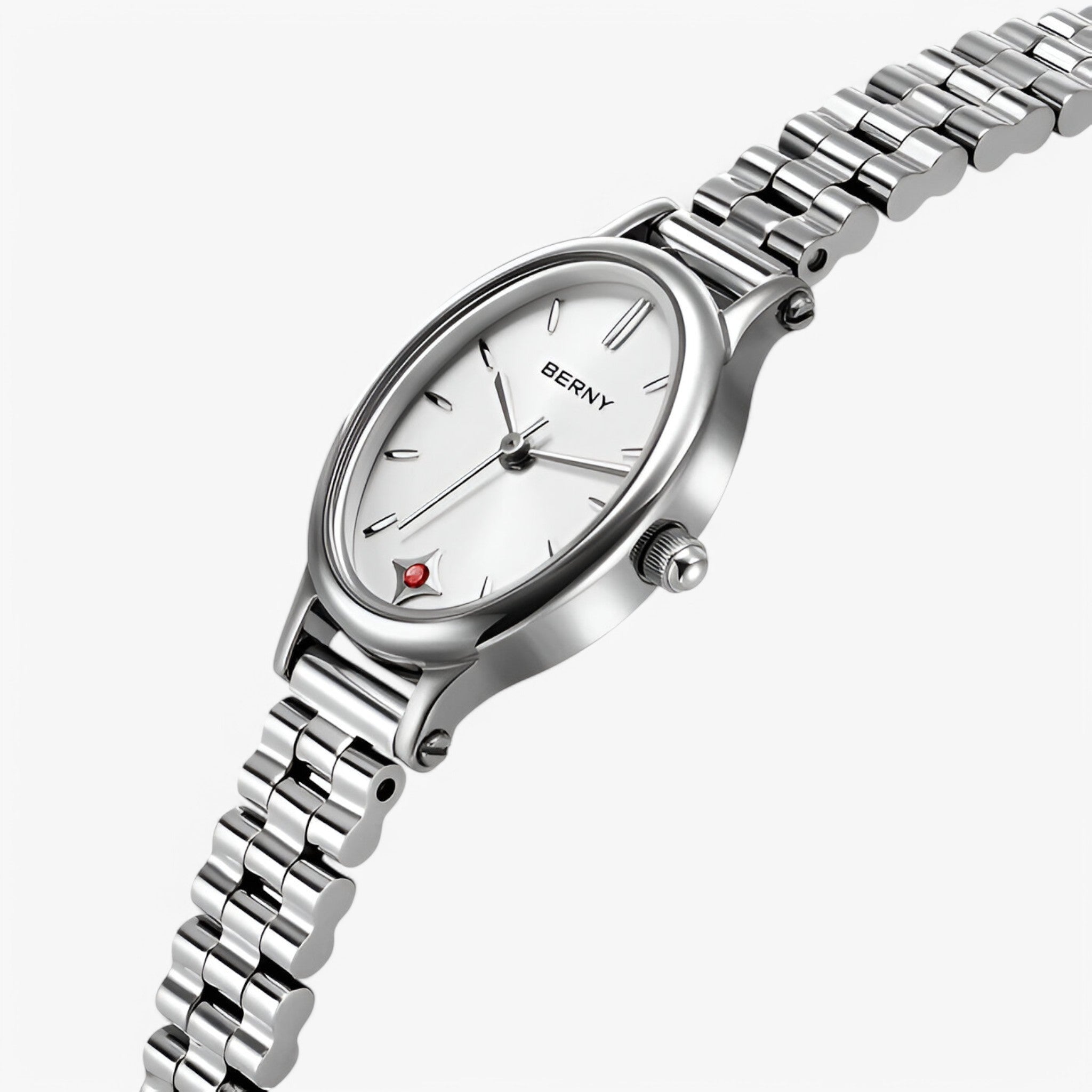 Ruby | Minimalistisk ovalt armbåndsur - - watches - {{ product_tags }
