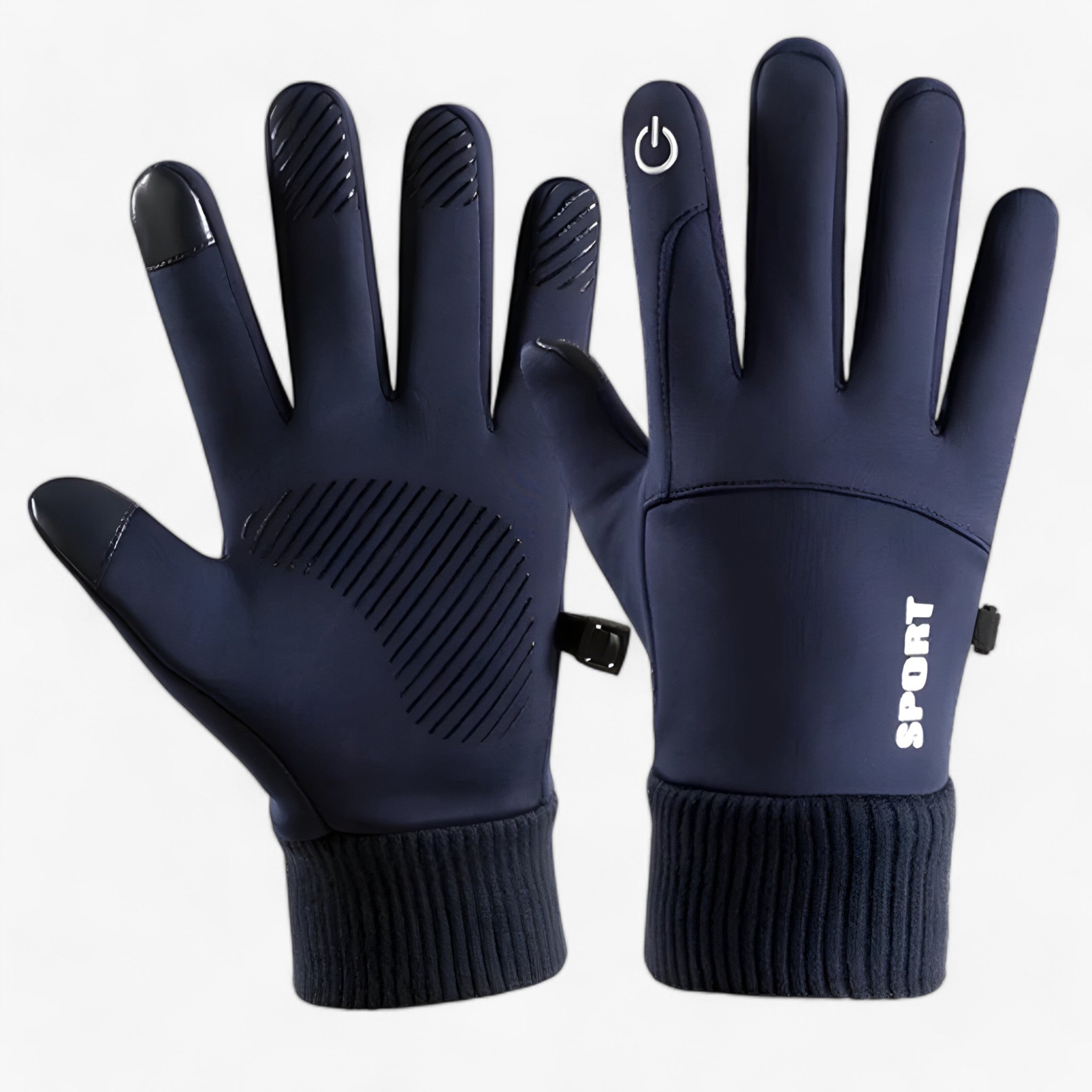 Lucas | Vinter Vandtætte Handsker - Varme, Greb & Touchscreen - Blå - winter - {{ product_tags }