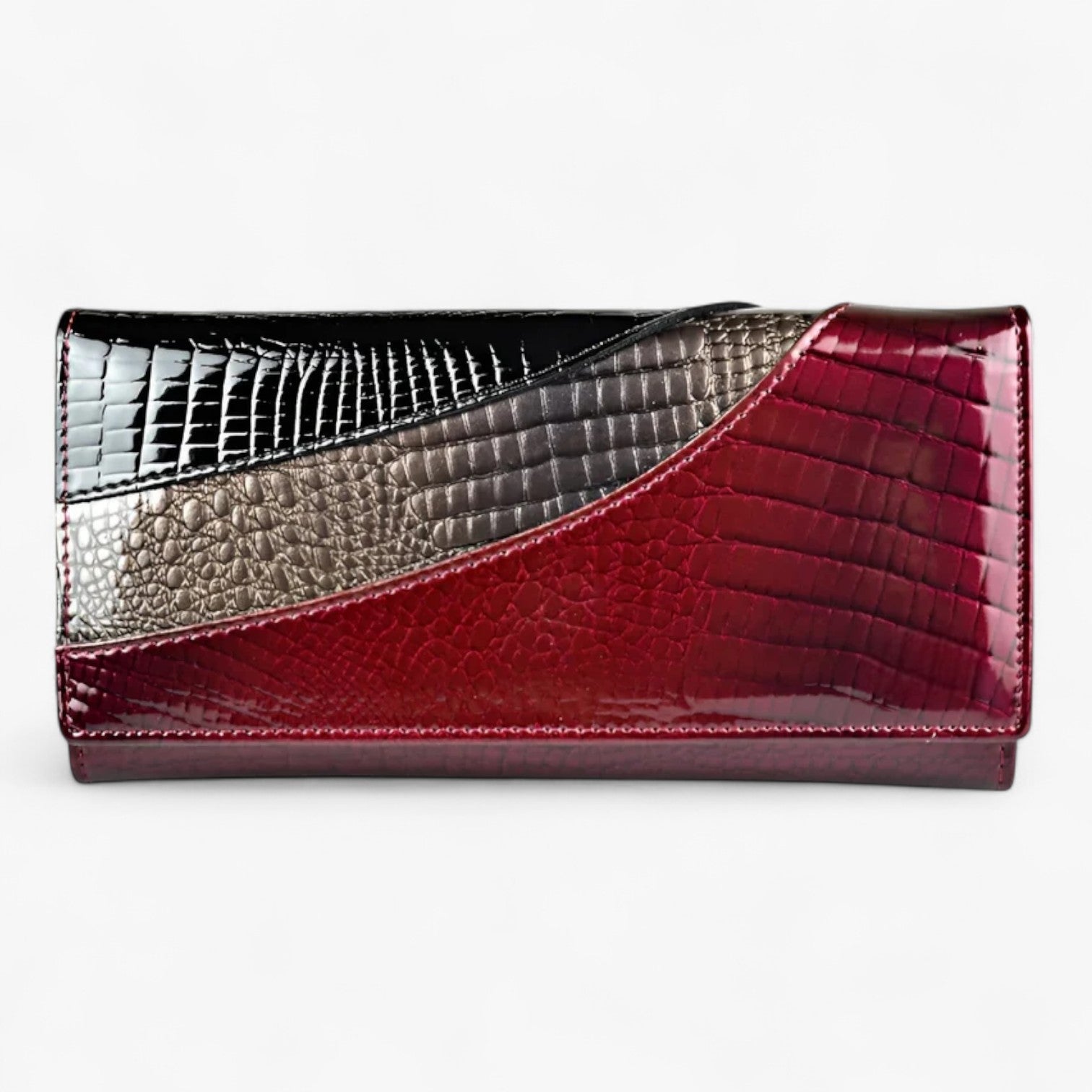 Stacie | Stilfuld og bæredygtig - Læder dameskulptur med rummelig opdeling - Vino-rød - bags - {{ product_tags }