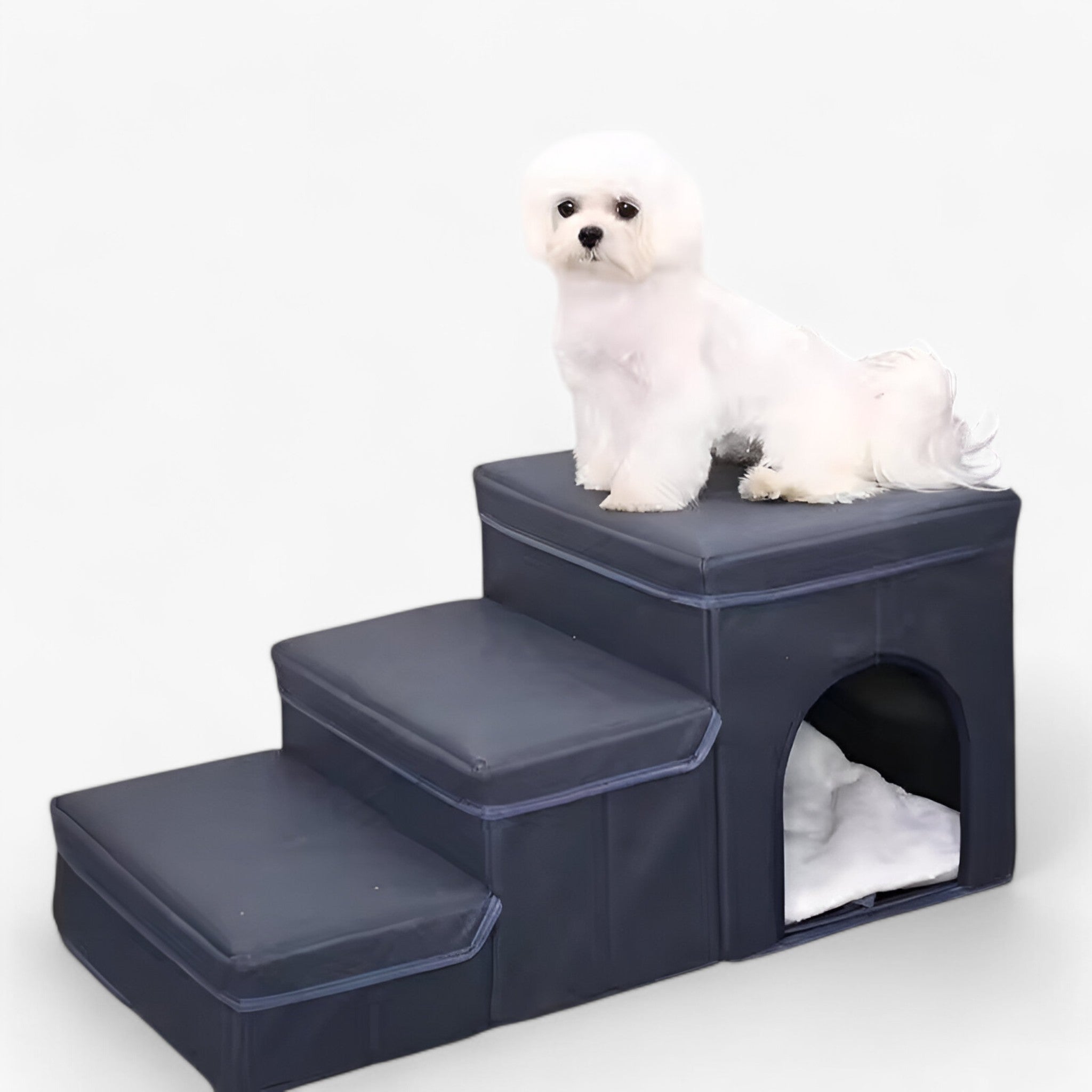 Oscar | Sammenklappelig Hundetrappe med Opbevaringsplads - - Oscar | Sammenklappelig Hundetrappe med Opbevaringsplads- €25 - {{ product_tags }