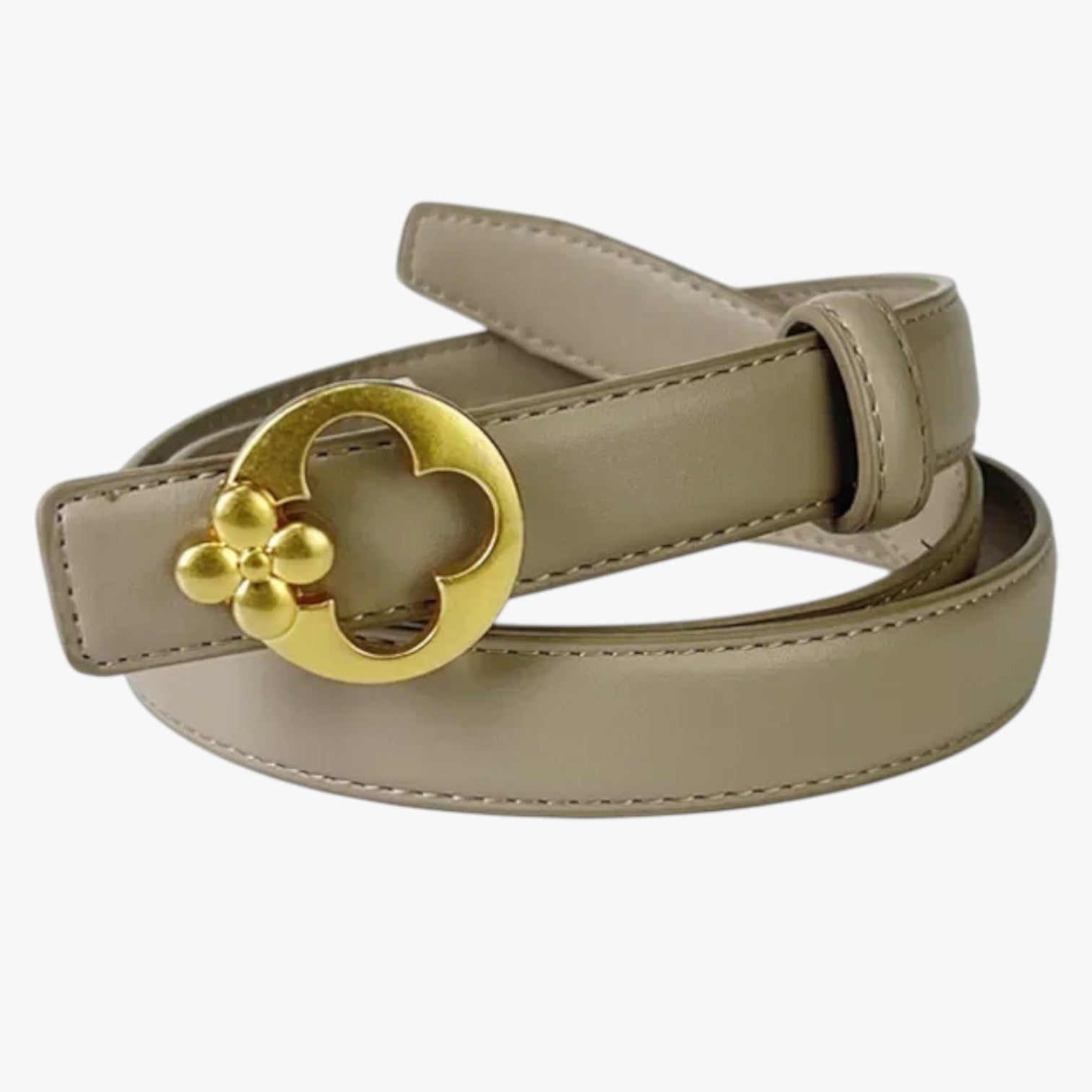 Iyla | Damelivægt 2025 Elegance Casual med Designer-Spænde - khaki 105cm-110cm - Iyla | Damelivægt 2025 Elegance Casual med Designer-Spænde - €25 - {{ product_tags }