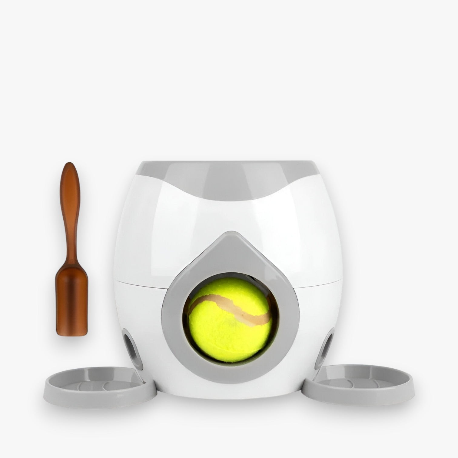 Kipper | Intelligente Tennis- og Snackdispenser til Hunde - Grå Med to kugler - other - {{ product_tags }