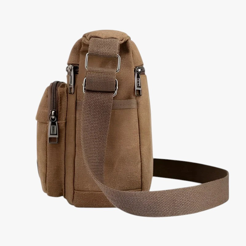 Max | Multifunktionel Canvas Skuldertaske til Mænd - - bags - {{ product_tags }