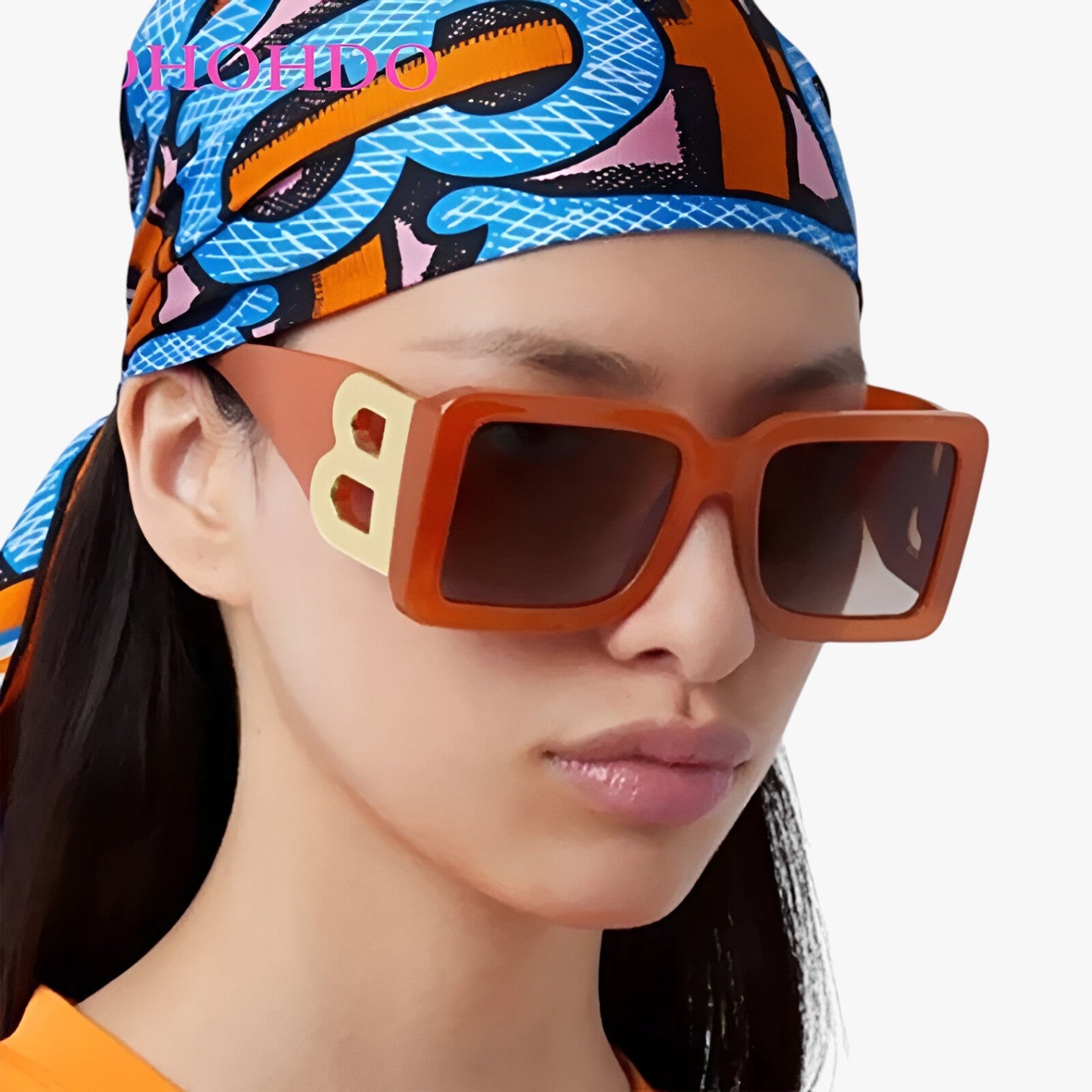 Veda | Stoer og stilfuld - Oversized solbrille med UV400-beskyttelse - - women's fashion - {{ product_tags }