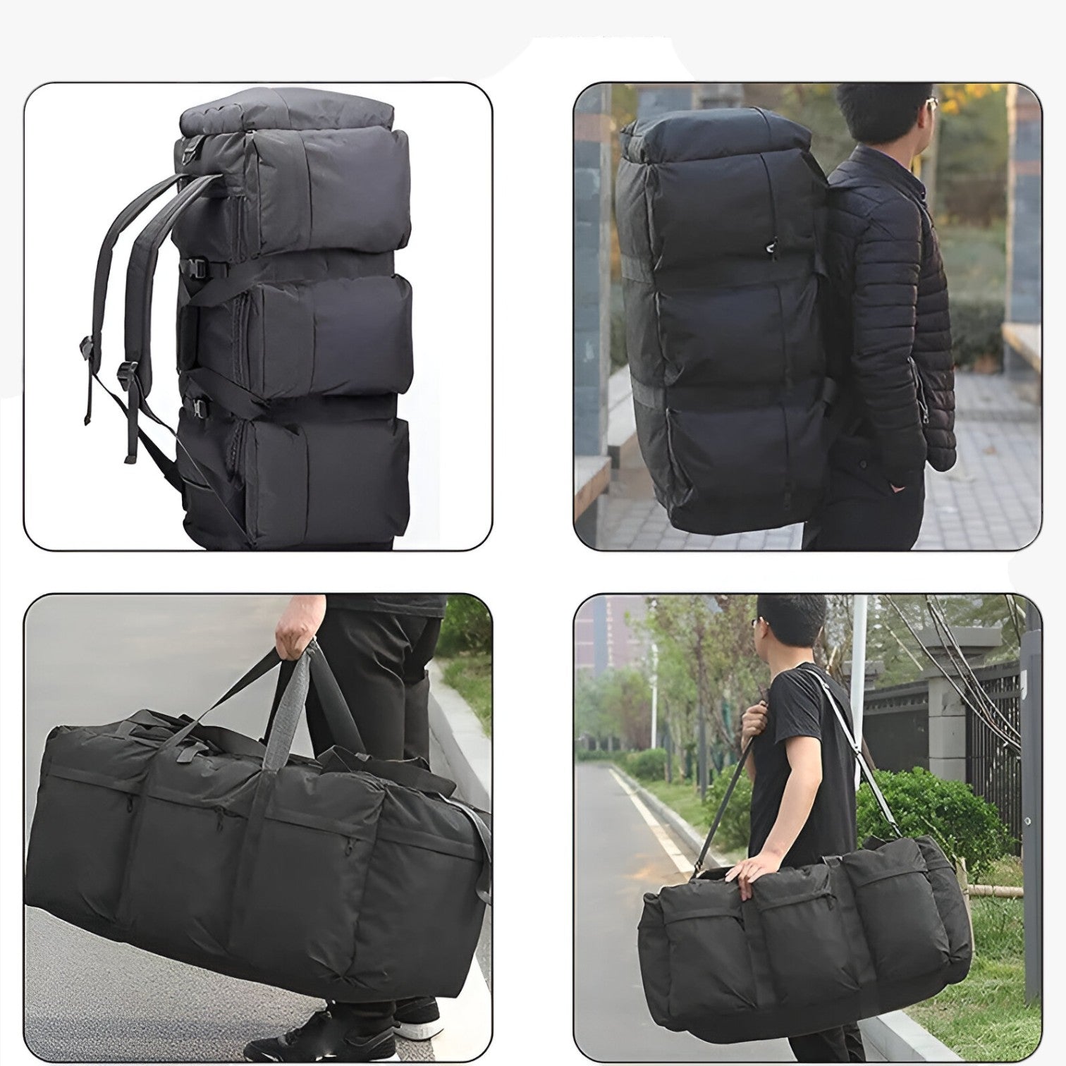 Ivo | Robust 100L rejsetaske – Ultimativ plads til ethvert eventyr - - bags - {{ product_tags }