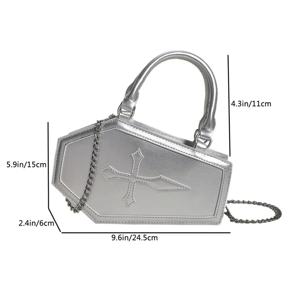 Kistekæde-håndtaske – rummelig og elegant til Halloween-cosplay - - Kistekæde-håndtaske – rummelig og elegant til Halloween-cosplay - €25 - {{ product_tags }