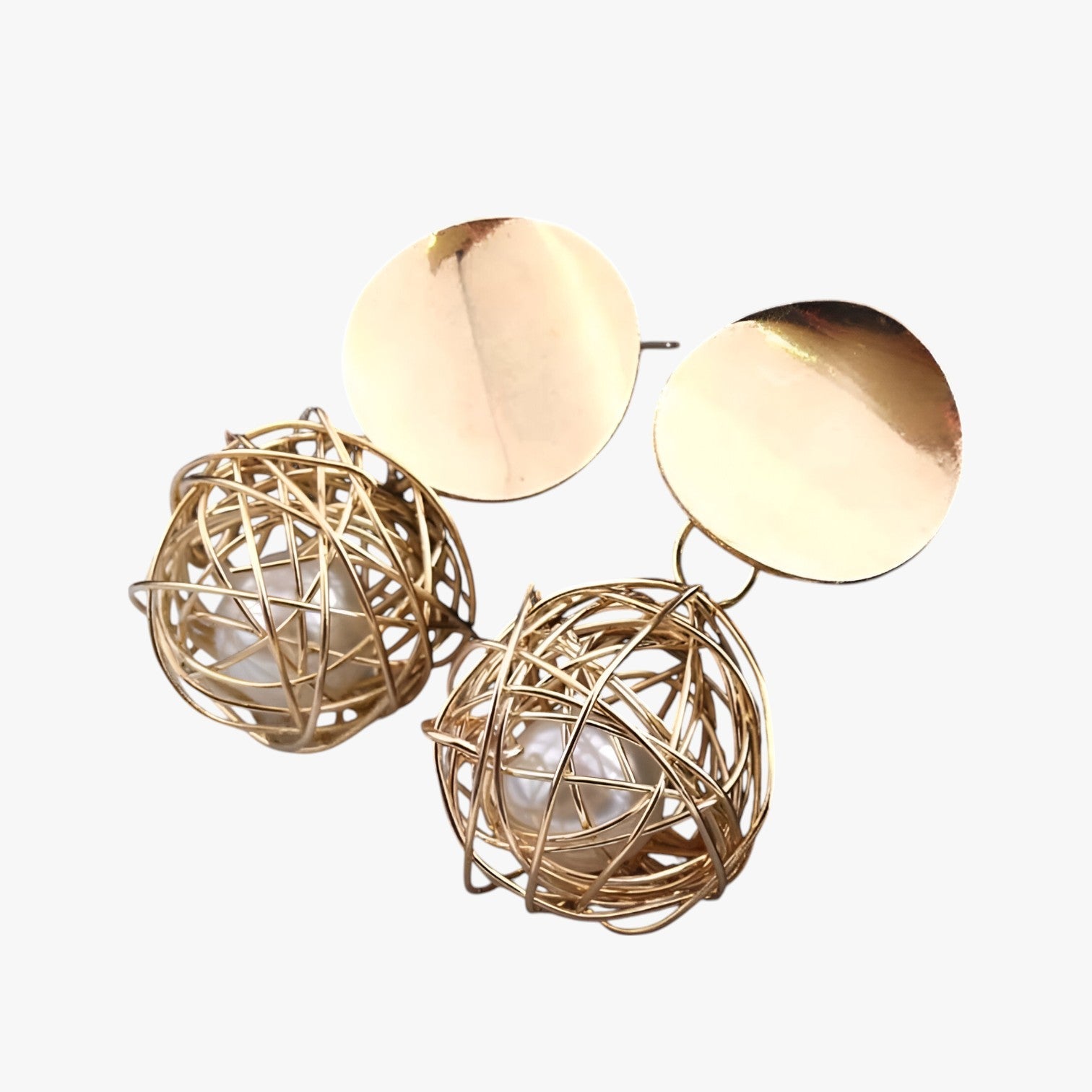 Genalyn | Afstikkere i guld med en vintage-touch - - women's fashion - {{ product_tags }