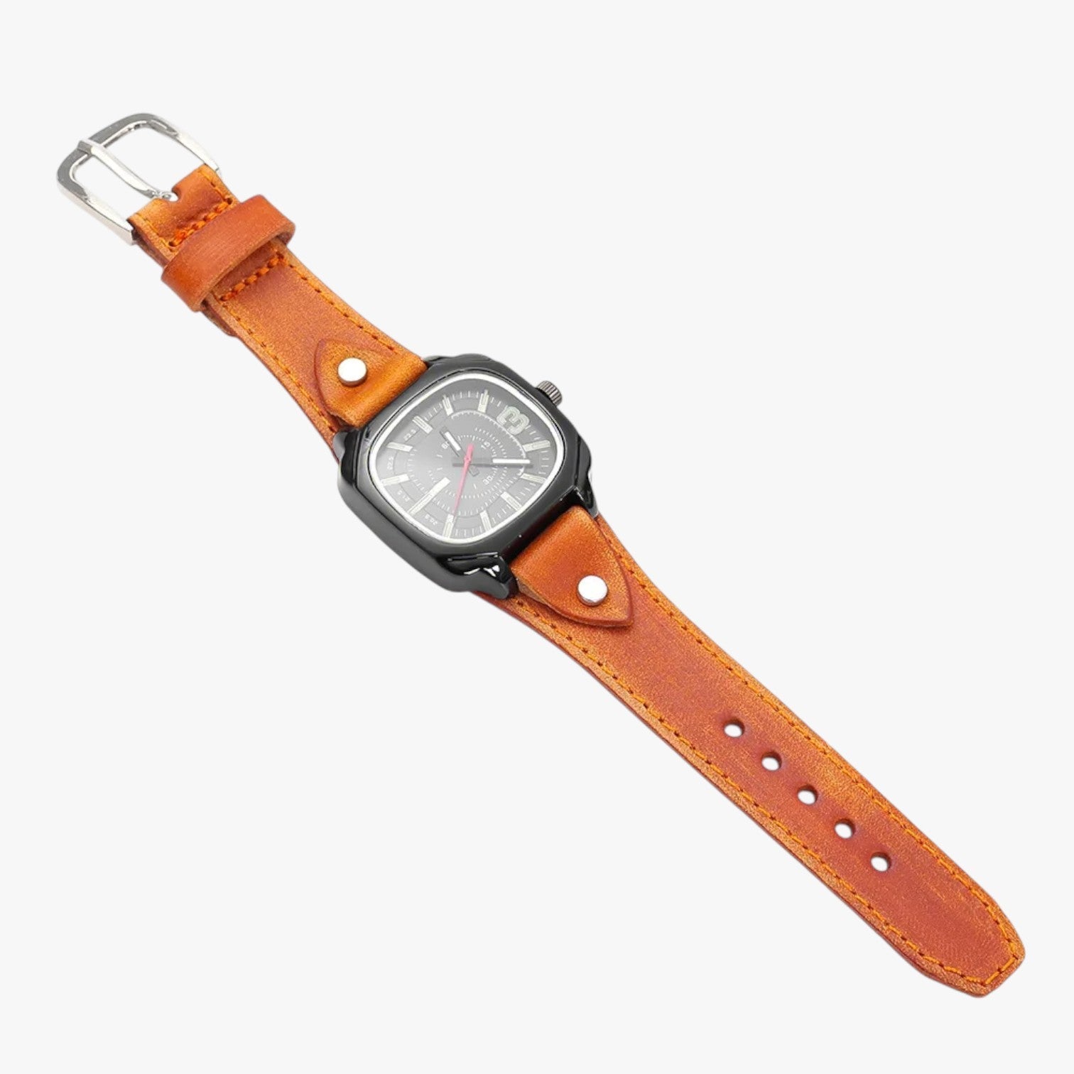 Lucca | Vintage ur med læderrem - - watches - {{ product_tags }