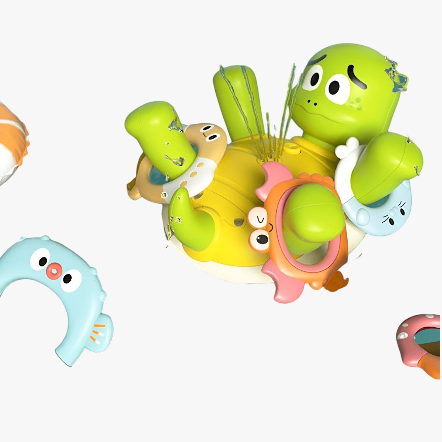 Lilyana | Elektrisk skildpadde badetøj – Sprøjt, drej og underhold din baby - - baby - {{ product_tags }