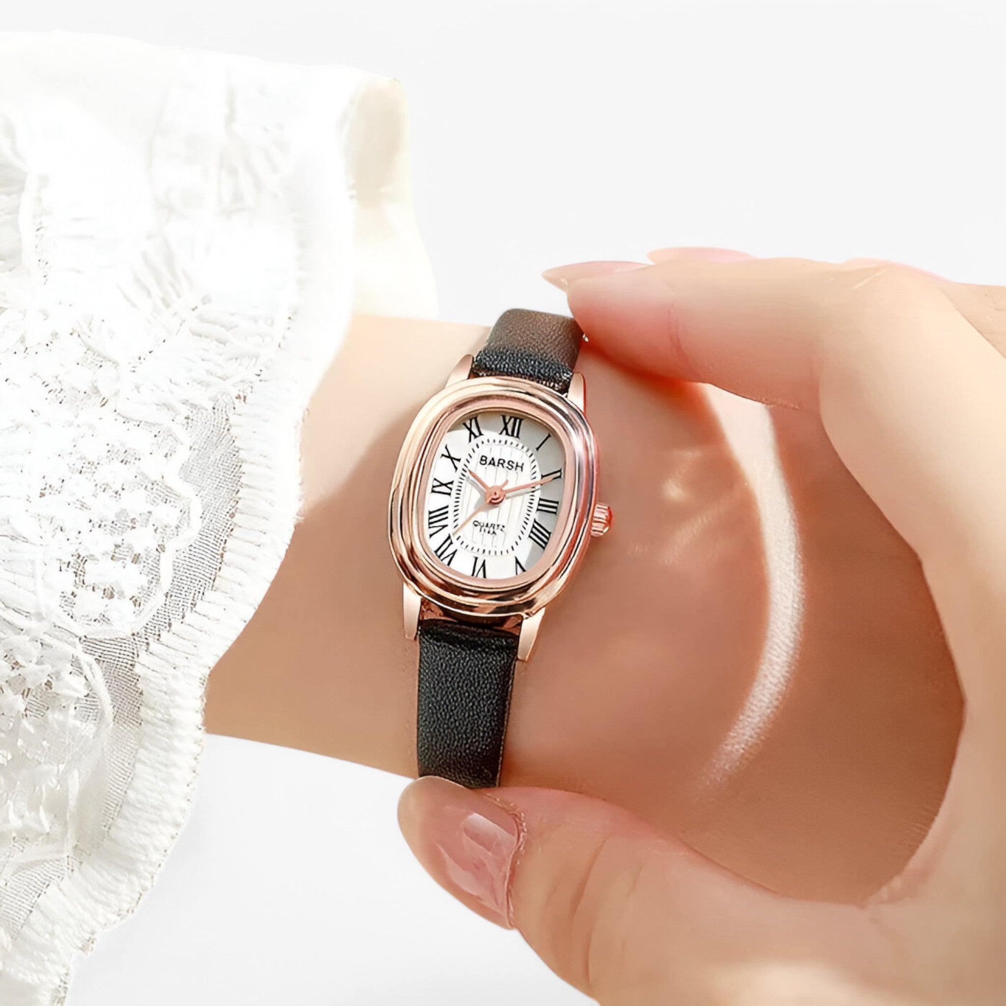 Ingrid | Kvarts dameur med oval urskive - - watches - {{ product_tags }