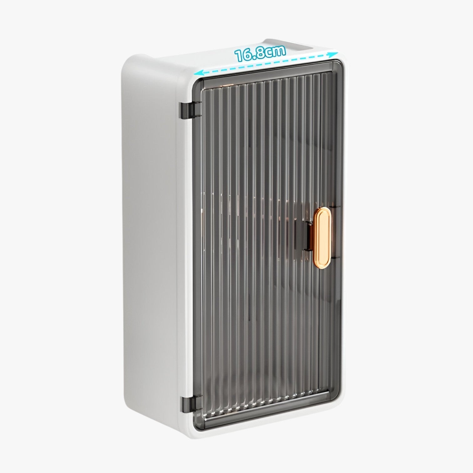 Aiko | Vandtæt væghylde – Smart opbevaringsløsning til badeværelset - Grå-Uden partition - house & garden - {{ product_tags }