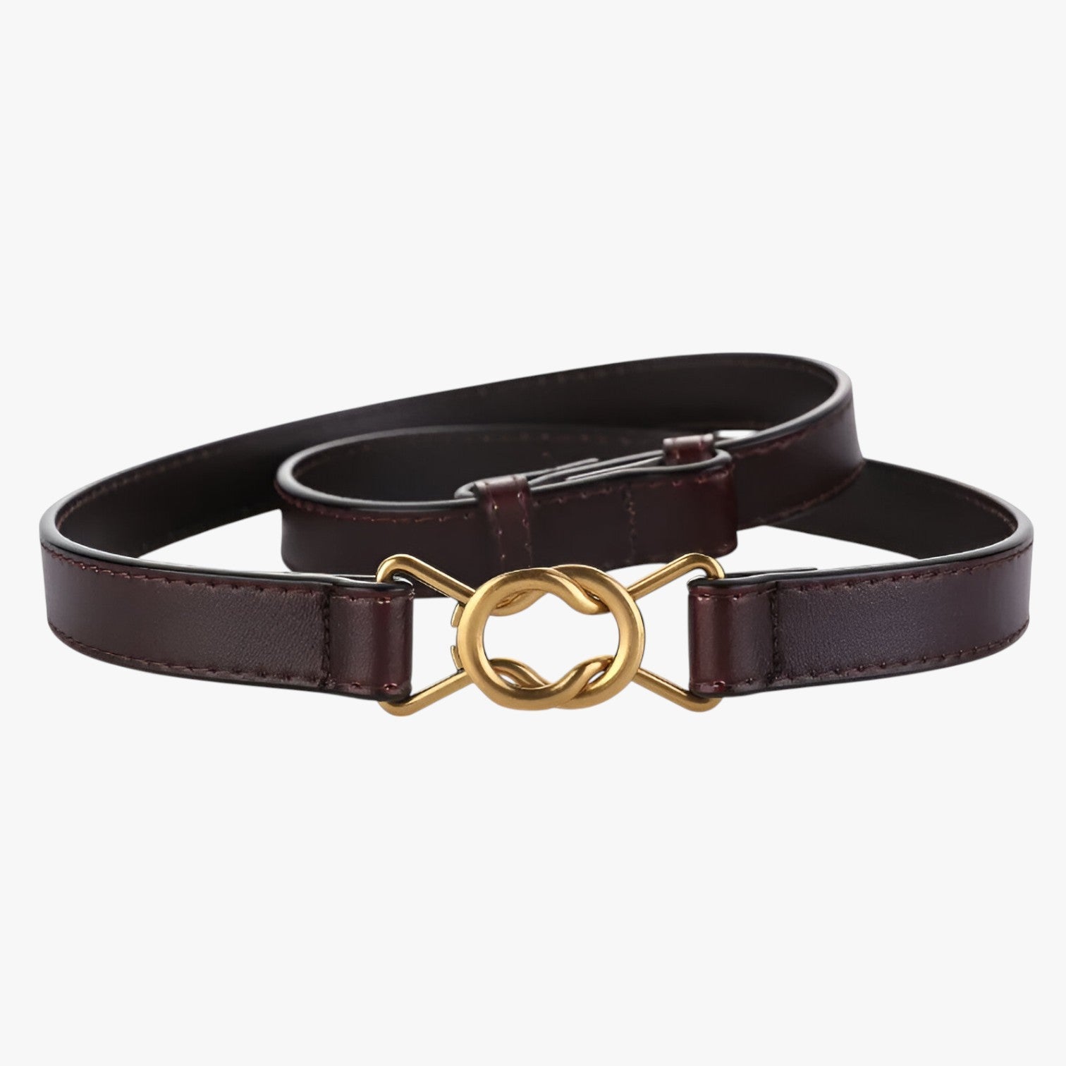 Lorelei | Elegant justerbar talje uden huller - kaffe 95cm - men's fashion - {{ product_tags }