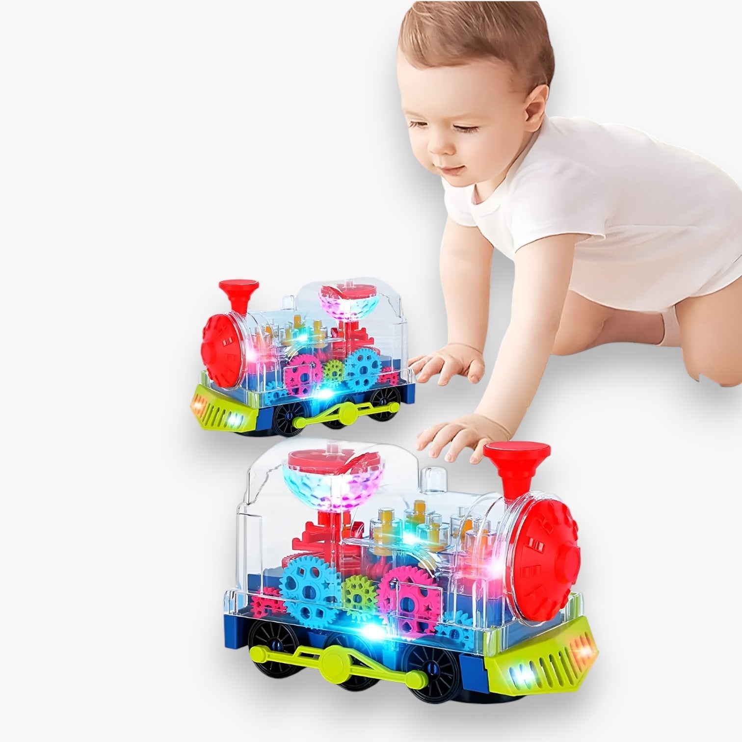 Legende Elektrisk Tog – Lys, Musik og Læringsmæssig Sjov for Børn - - baby - {{ product_tags }