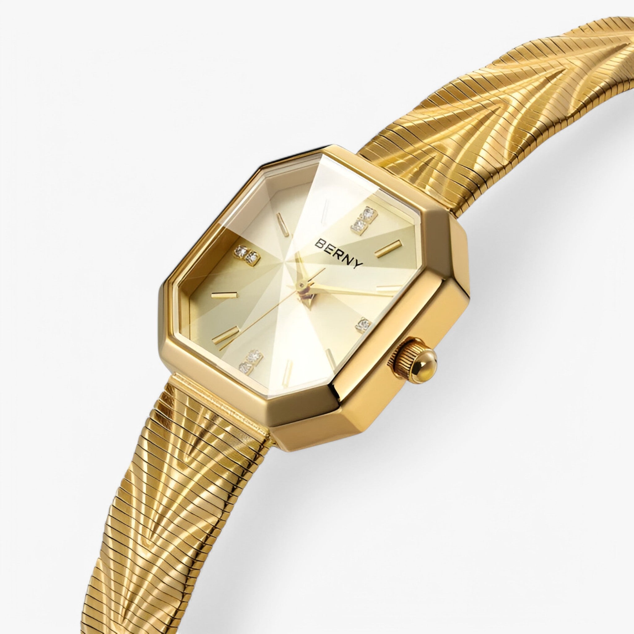 Elisa | Luksus ottekantet guldur - - watches - {{ product_tags }