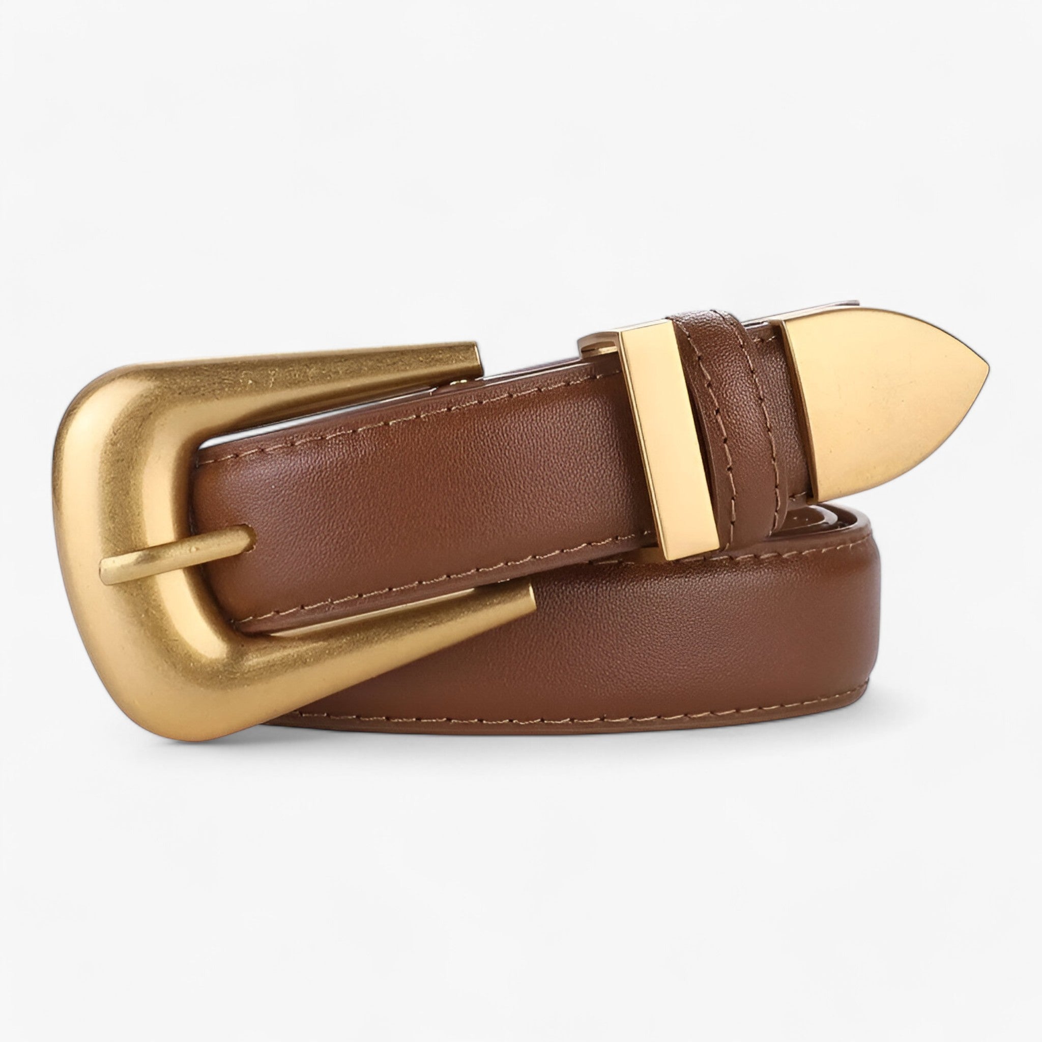 Sophia | Gesp bælte - Komfortabelt og trendy - Mørkebrun 100cm - women's fashion - {{ product_tags }