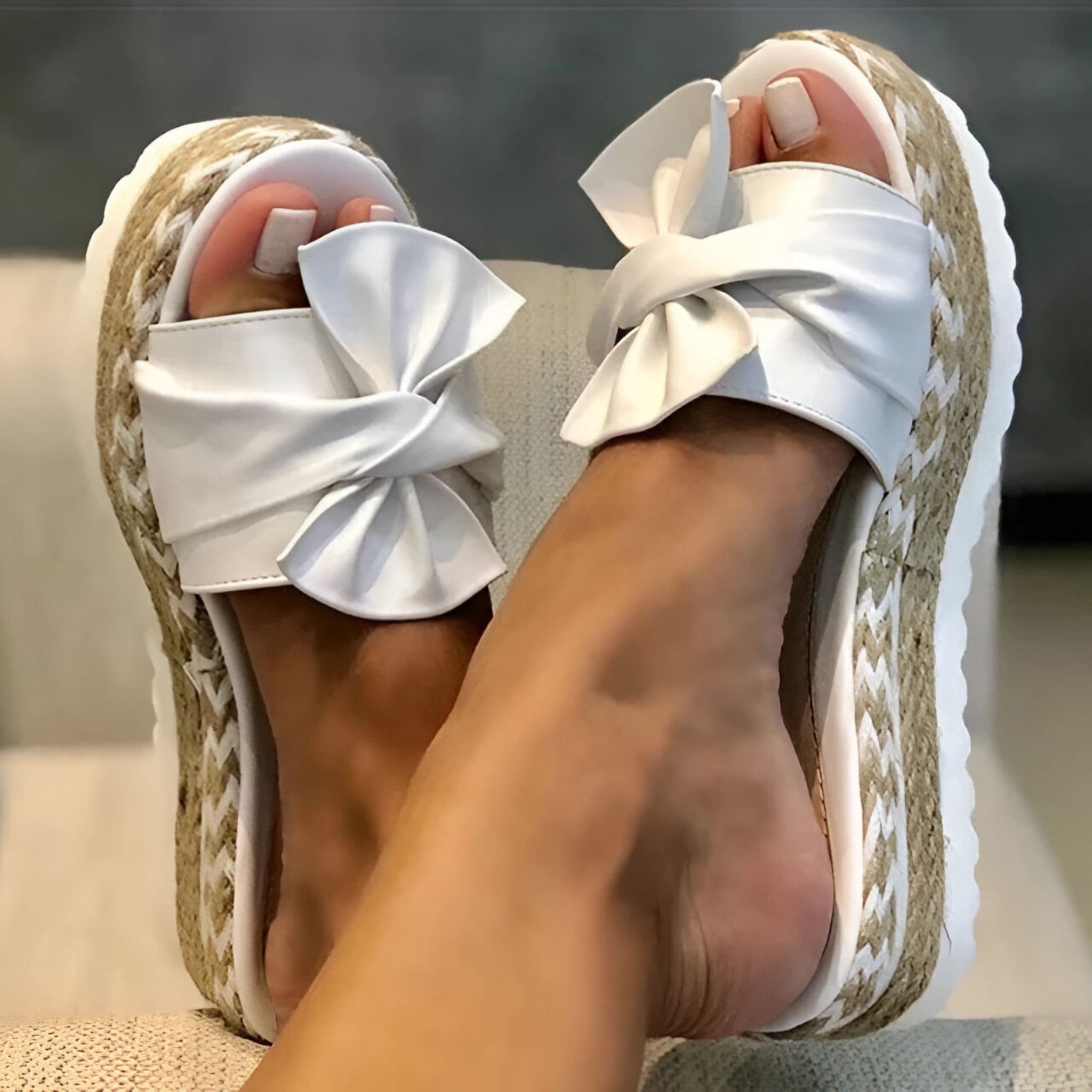 Sarah - Pastelfarvede sandaler til kvinder - Hvid - women's fashion - {{ product_tags }