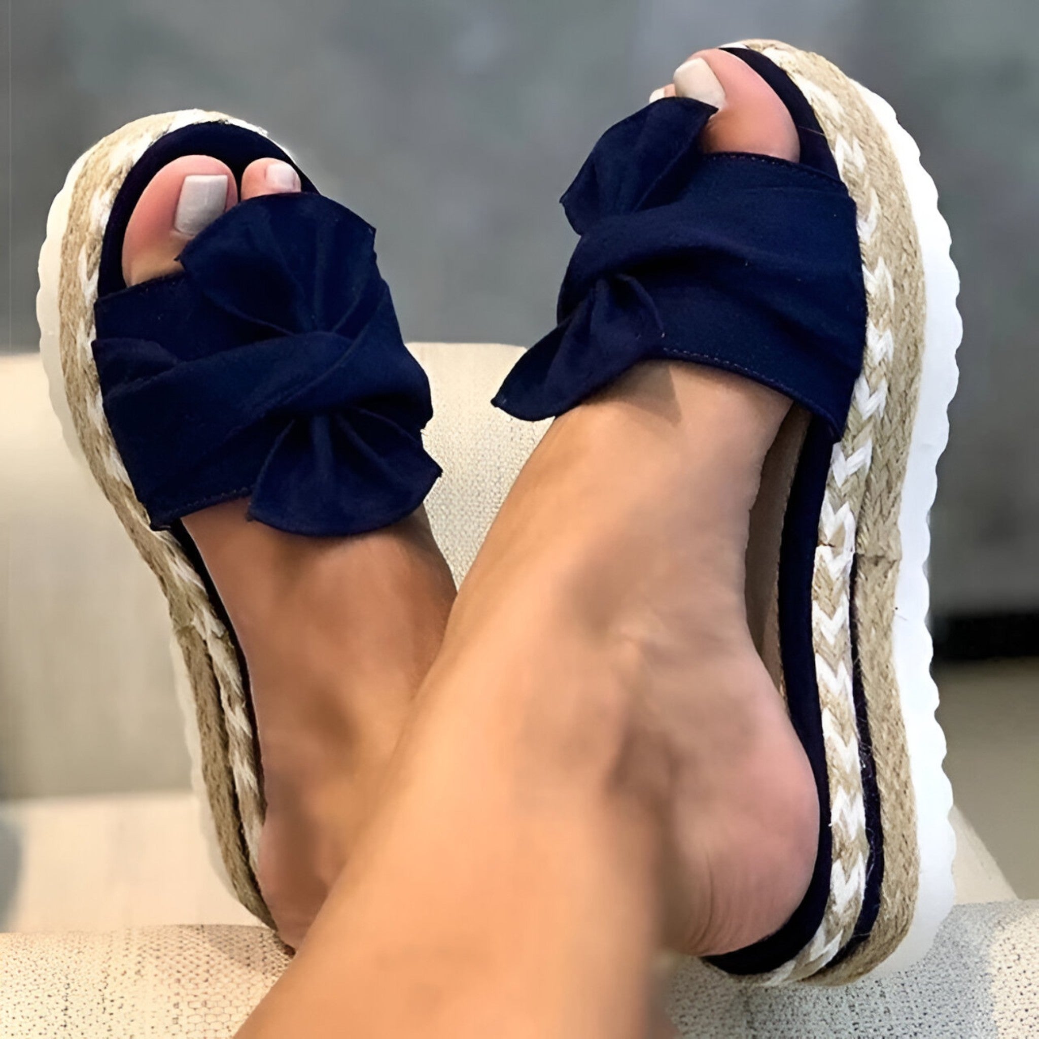 Sarah - Pastelfarvede sandaler til kvinder - Blå - women's fashion - {{ product_tags }