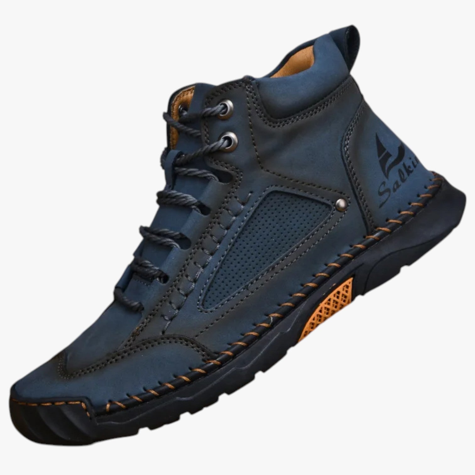 Justin | Håndlavede herresko i læder med åndbart design, casual stil premium - - Justin | Håndlavede herresko i læder med åndbart design, casual stil premium - €25 - {{ product_tags }