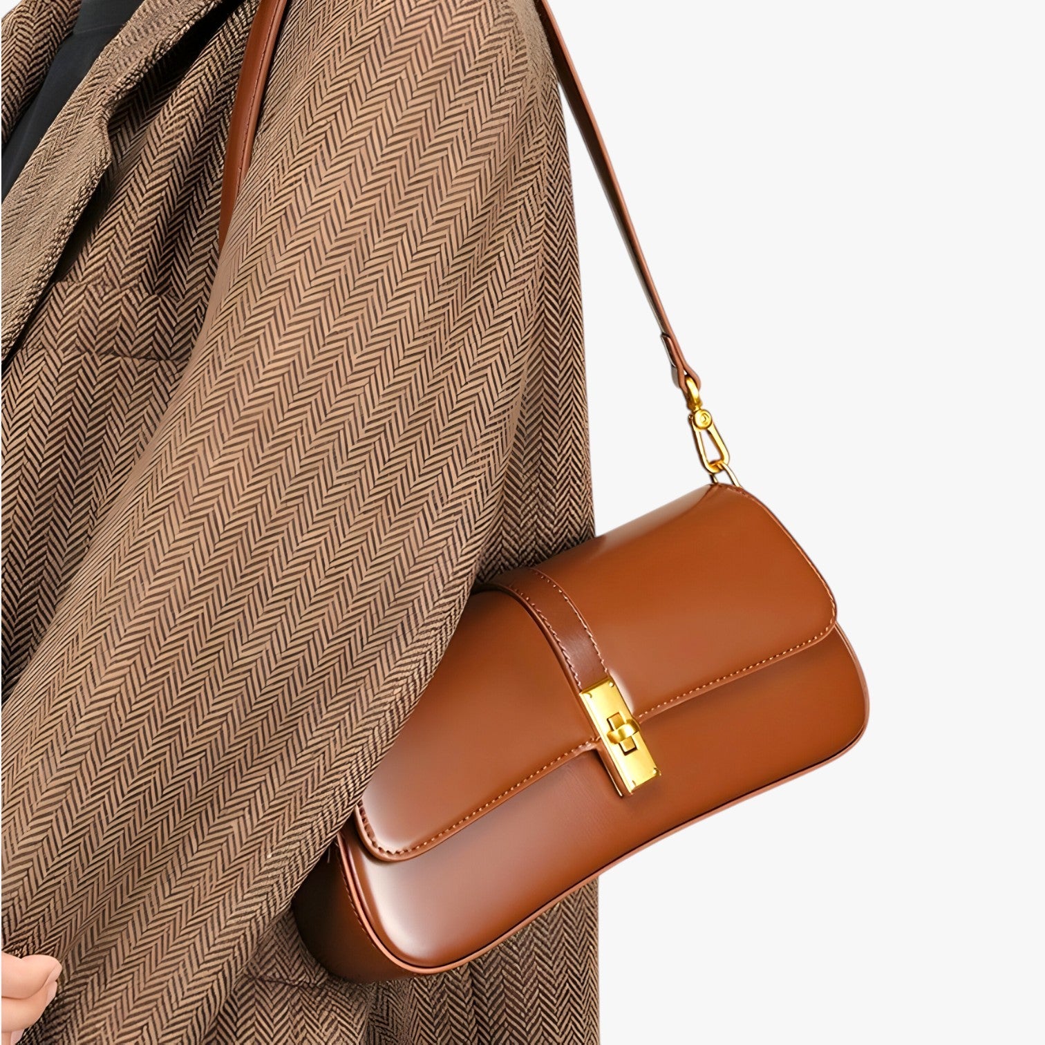 Alaia | Baguette Taske i Ægte Læder af Eksklusiv Kvalitet - - Alaia | Baguette Taske i Ægte Læder af Eksklusiv Kvalitet - €25 - {{ product_tags }