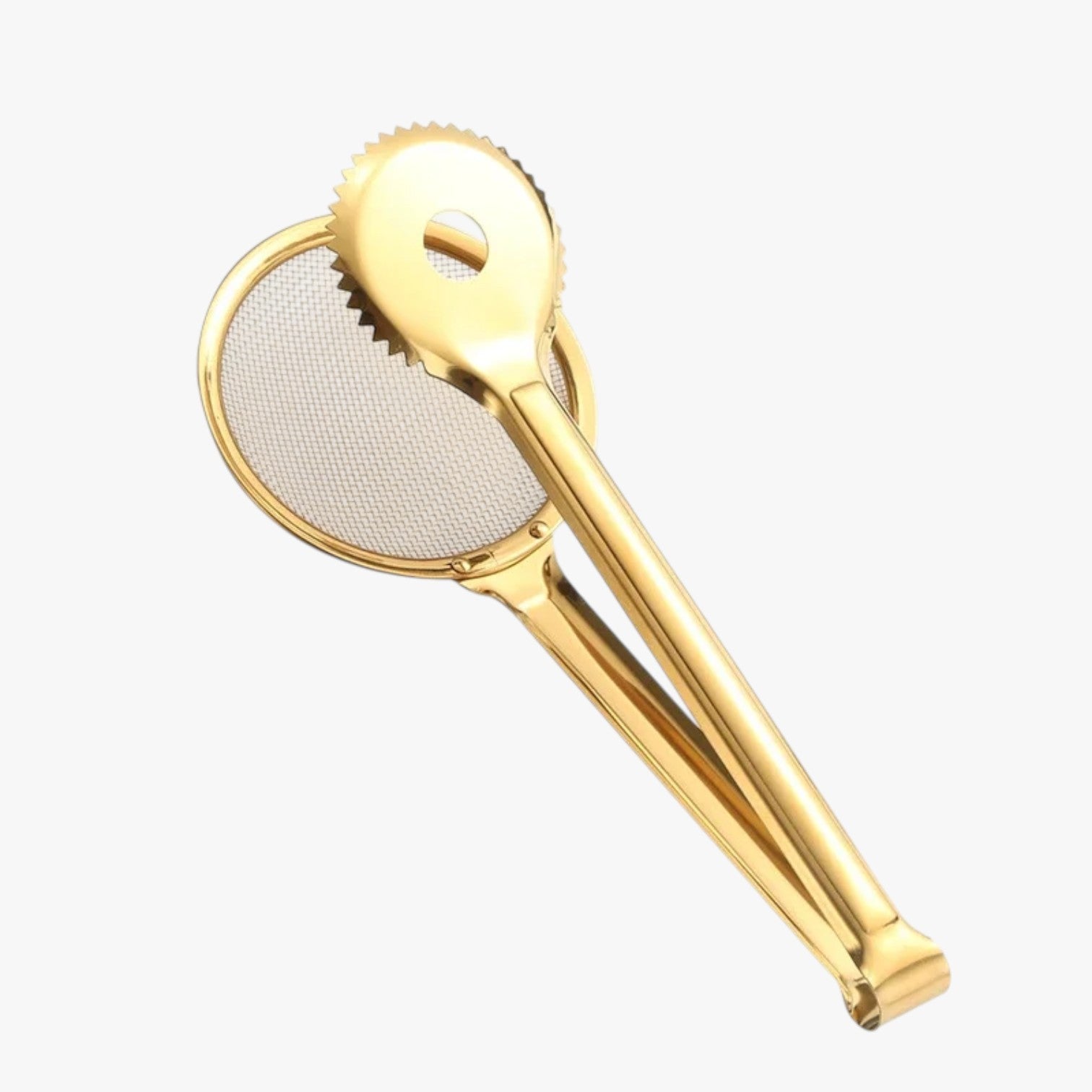 Dallas | Køkkenpresse 7-i-1 Guld – Si, Clips, Spatel og Hældesil i Én - Rete - Dallas | Køkkenpresse 7-i-1 Guld – Si, Clips, Spatel og Hældesil i Én - €25 - {{ product_tags }