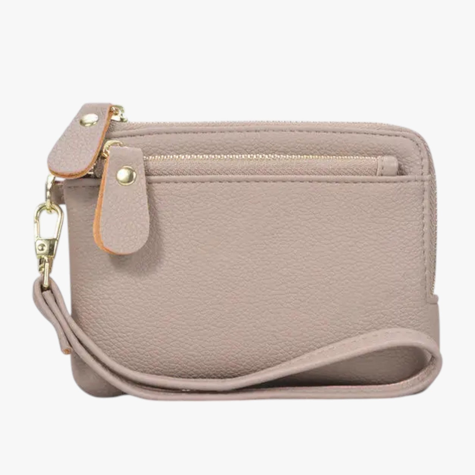 Frances | Multifunktionelt modepapirlomme med nøglering - kamelfarvet - Frances | Multifunktionelt modepapirlomme med nøglering - €25 - {{ product_tags }
