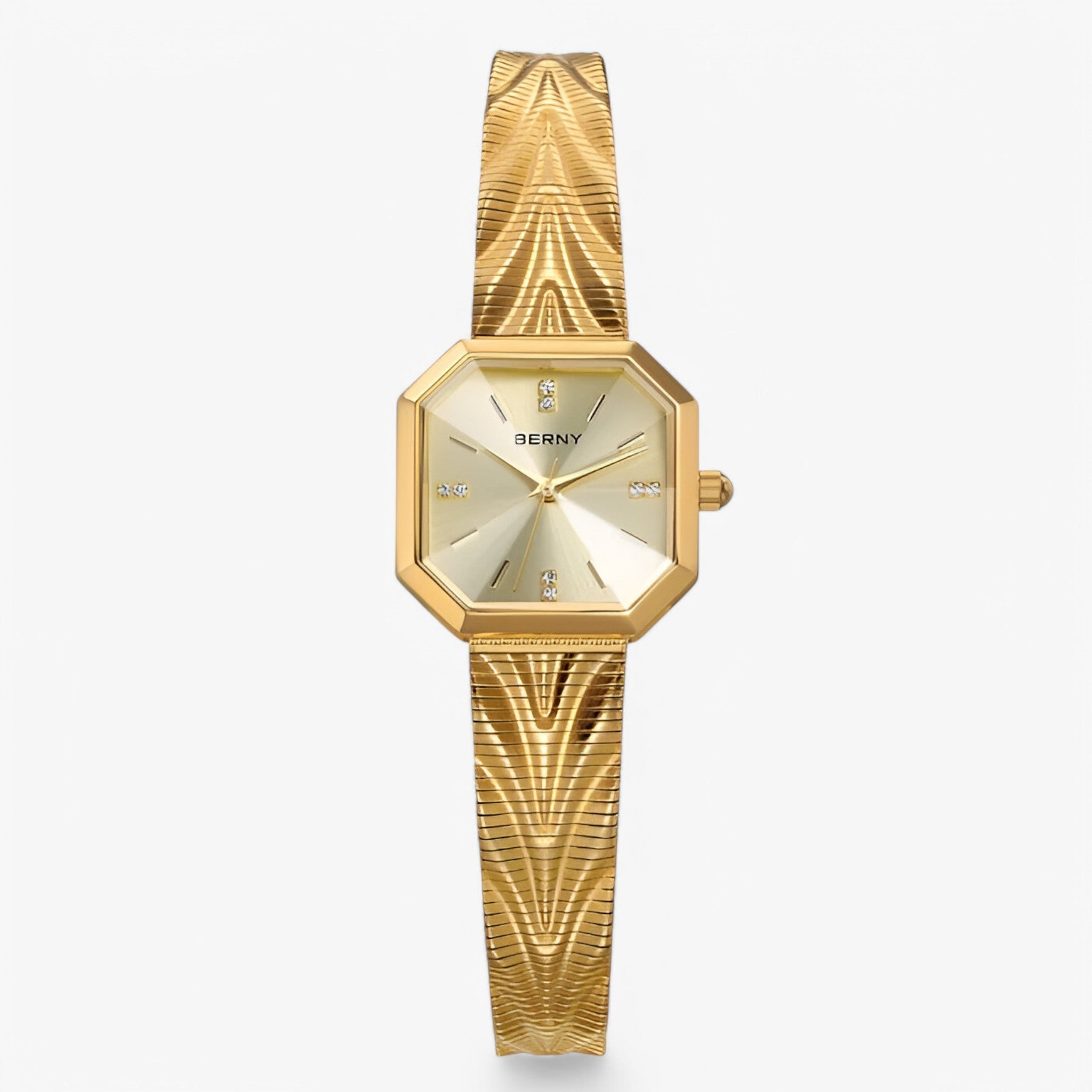 Elisa | Luksus ottekantet guldur - Gul guld - watches - {{ product_tags }