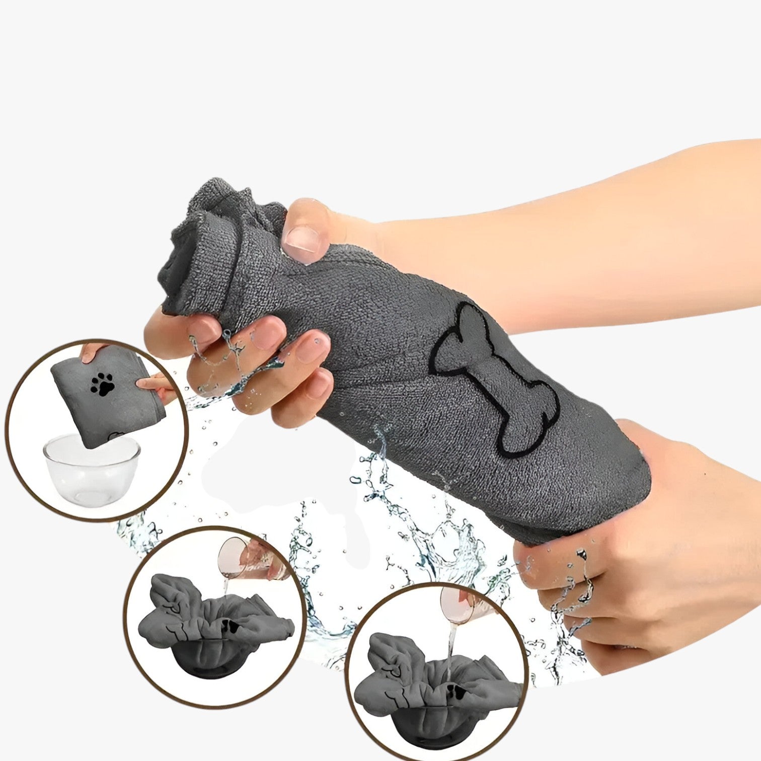 Rex | Sneldrogende Microfiber Håndklæde til Hunde & Katte - - other - {{ product_tags }