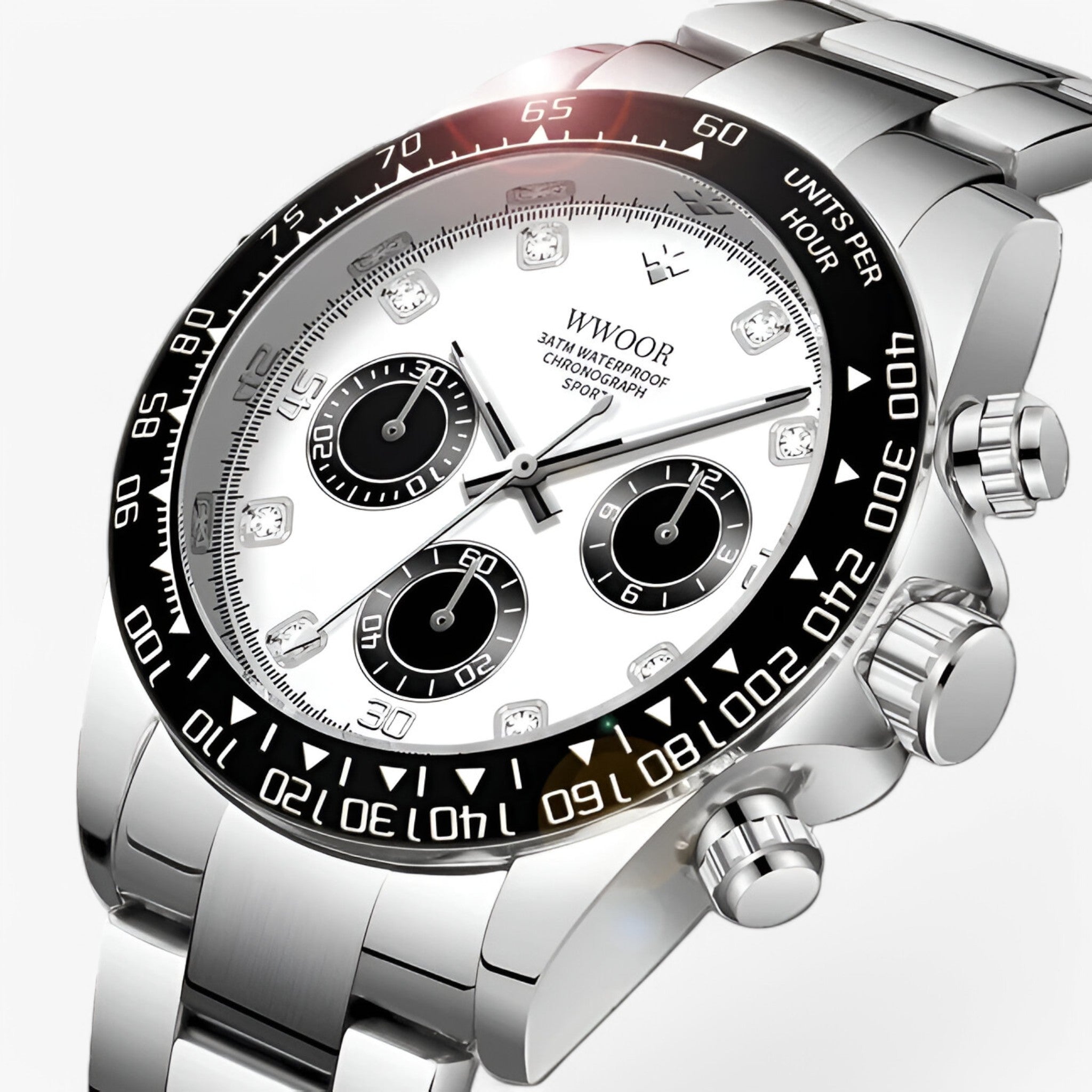 Kashmir | Luksus Chronograph ur lavet af rustfrit stål - - watches - {{ product_tags }