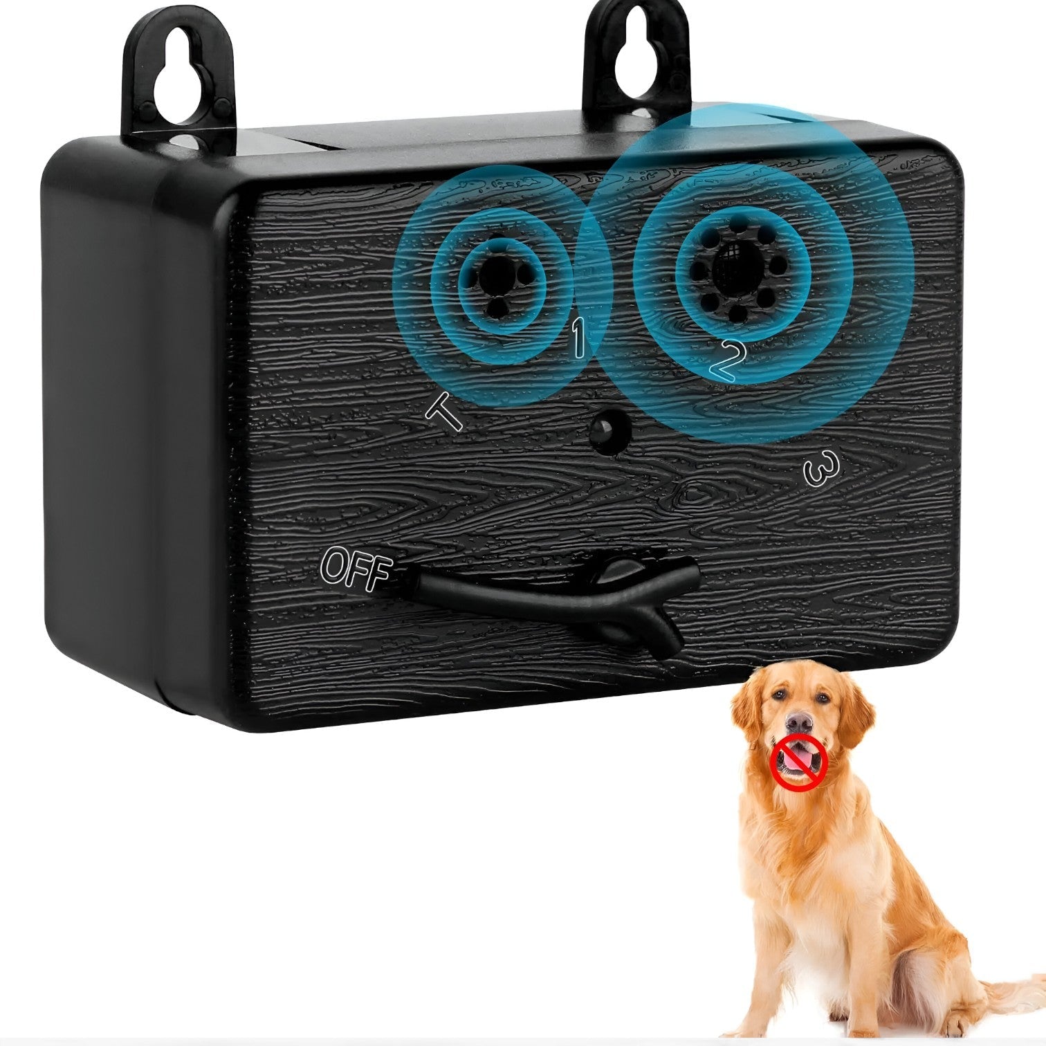 Leo | Antibarking Enhed 2025 – Sikker og Vandtæt Ultralyd - M Sort - other - {{ product_tags }