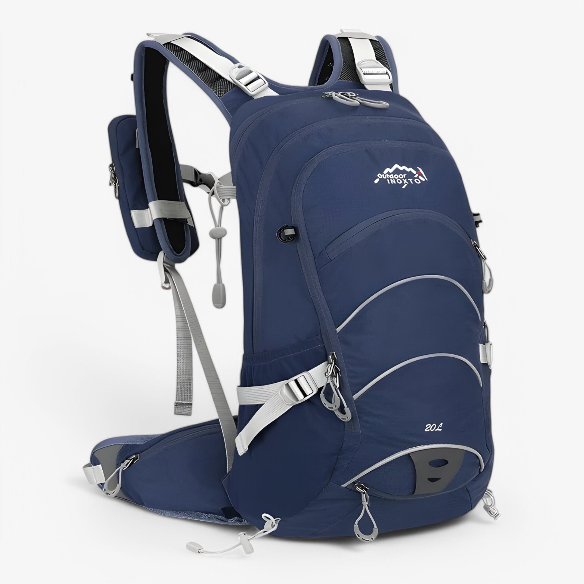 Vandtæt 20L trekkingrygsæk til udendørs aktiviteter - Mørk blå - Vandtæt 20L trekkingrygsæk til udendørs aktiviteter - €25 - {{ product_tags }