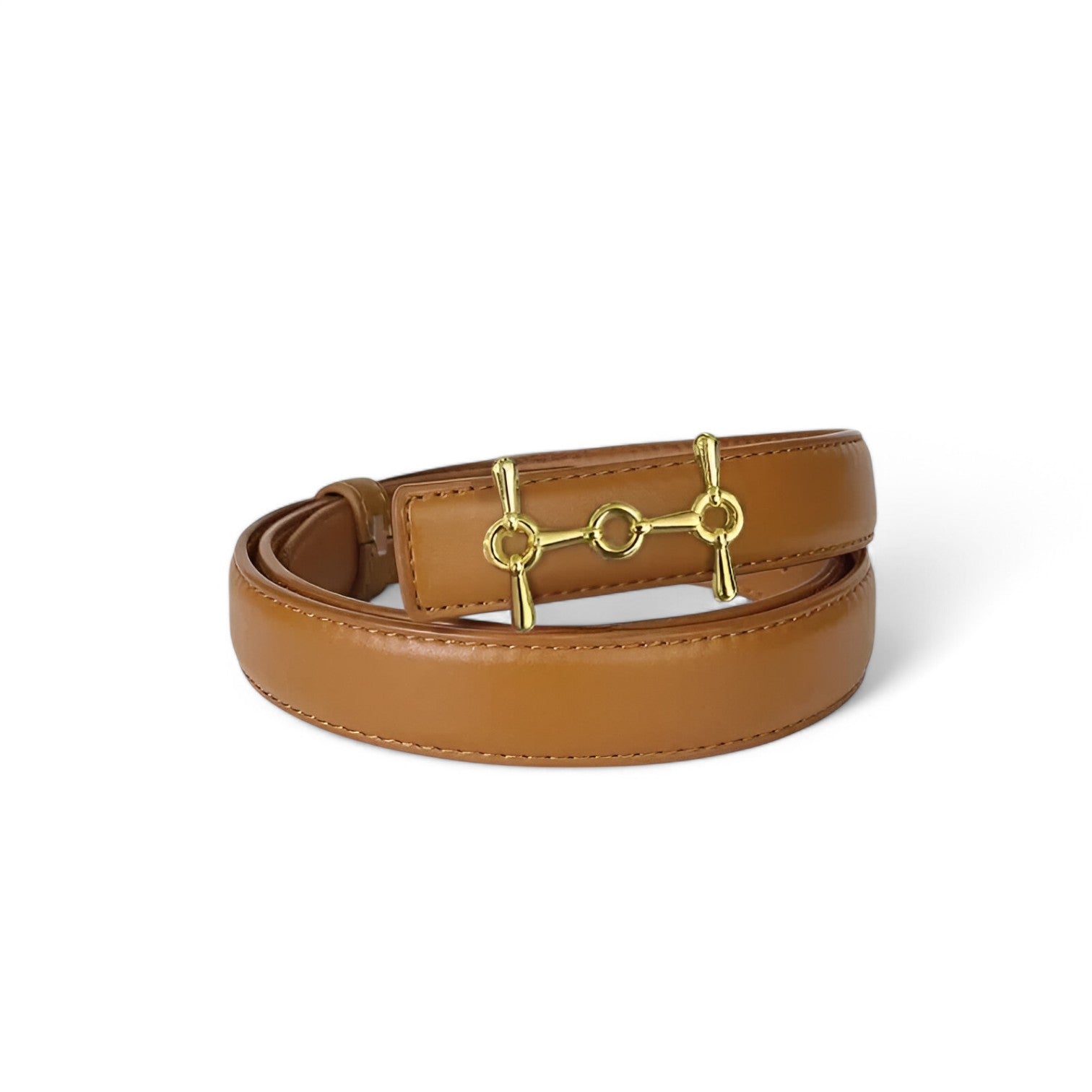 Wrenley | Stilfuld læderbælte – tidløs design og perfekt pasform - kamelfarve 110cm - men's fashion - {{ product_tags }