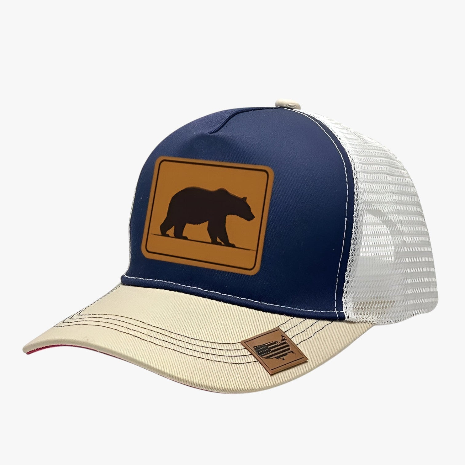 Rodrigo | Cool og stilfuld snapback med solbeskyttelse til hver dag - Rød-Hvid 56-62CM - men's fashion - {{ product_tags }