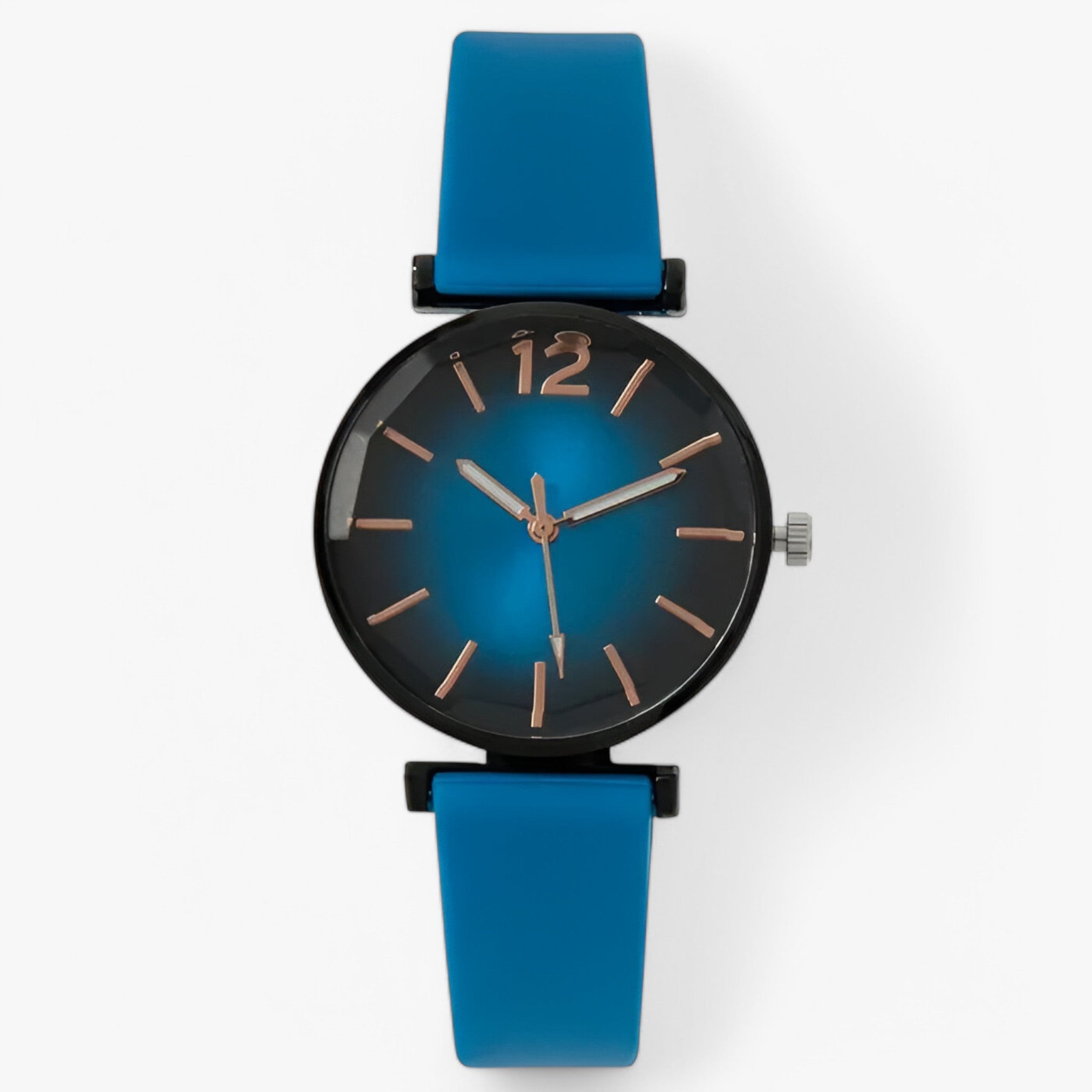 Lena | Casual sportsur med silikoneremme - Blå - watches - {{ product_tags }