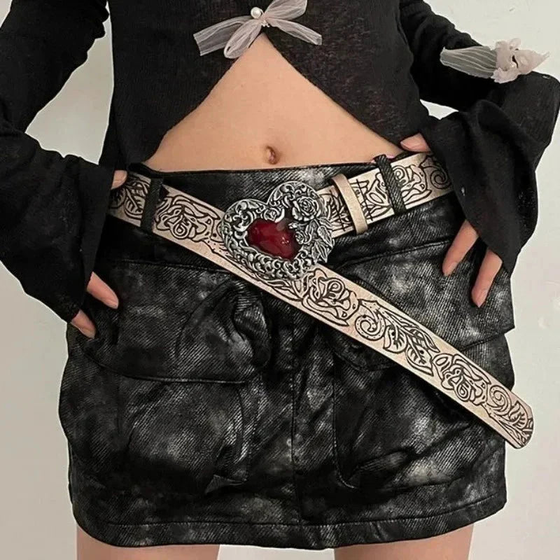 Samara | Gothisk Punk Riem – Cool, Trendy & Perfekt til Jeans - - men's fashion - {{ product_tags }