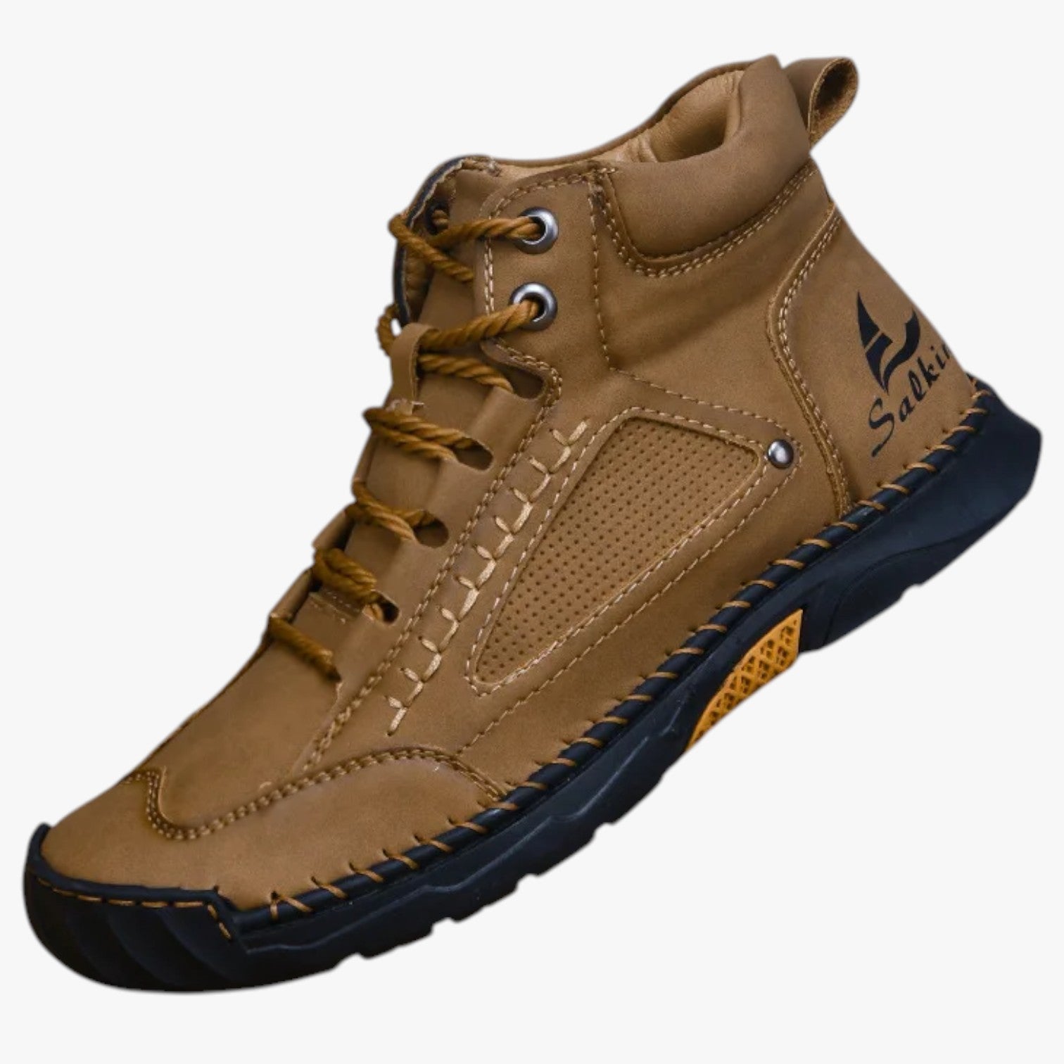 Justin | Håndlavede herresko i læder med åndbart design, casual stil premium - - Justin | Håndlavede herresko i læder med åndbart design, casual stil premium - €25 - {{ product_tags }