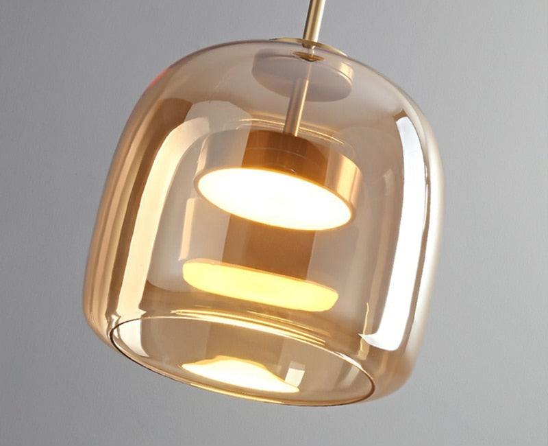 Luksus Glas & Metal Pendellampe - Elegant Hængelys - - Home Decor - {{ product_tags }
