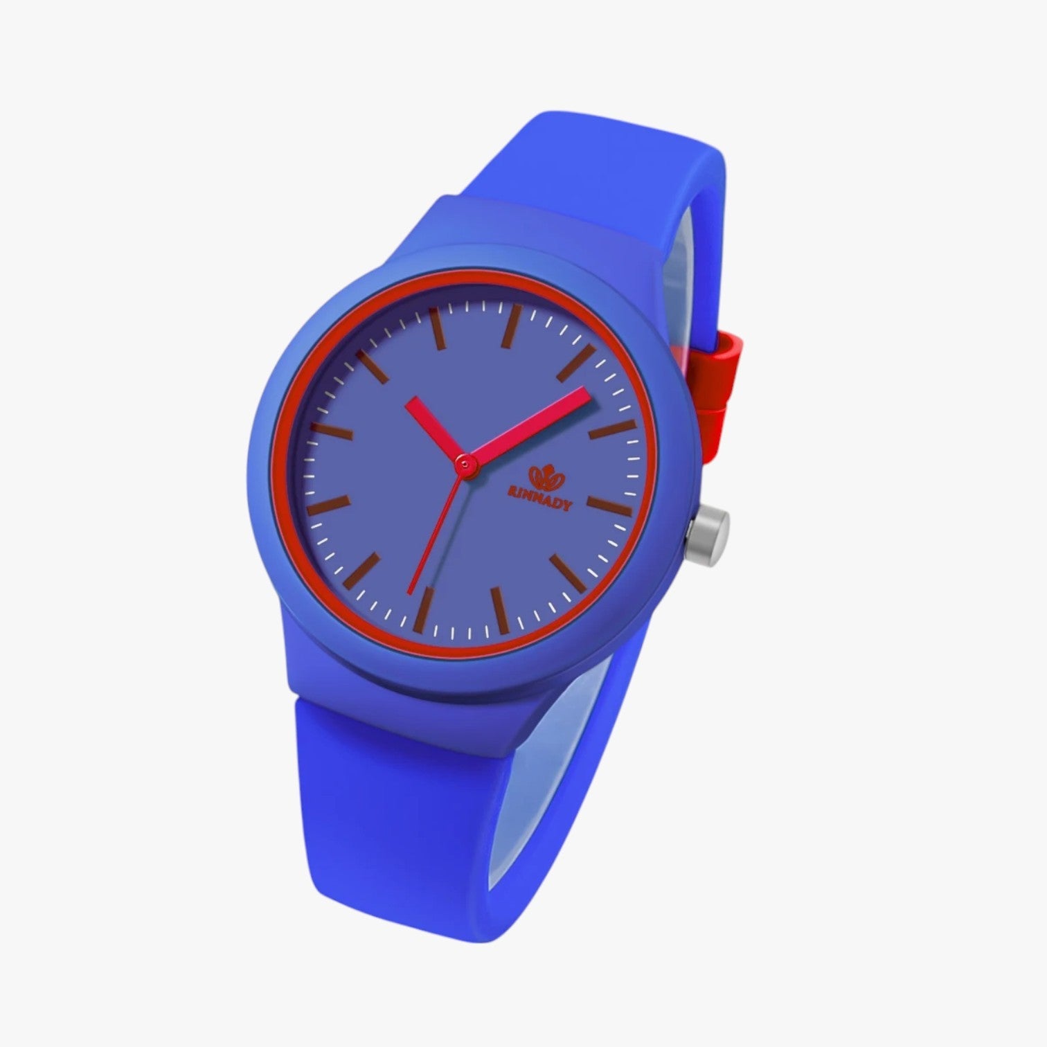 Maxence | Stilet og komfortabelt silikone dameur - Blå - watches - {{ product_tags }