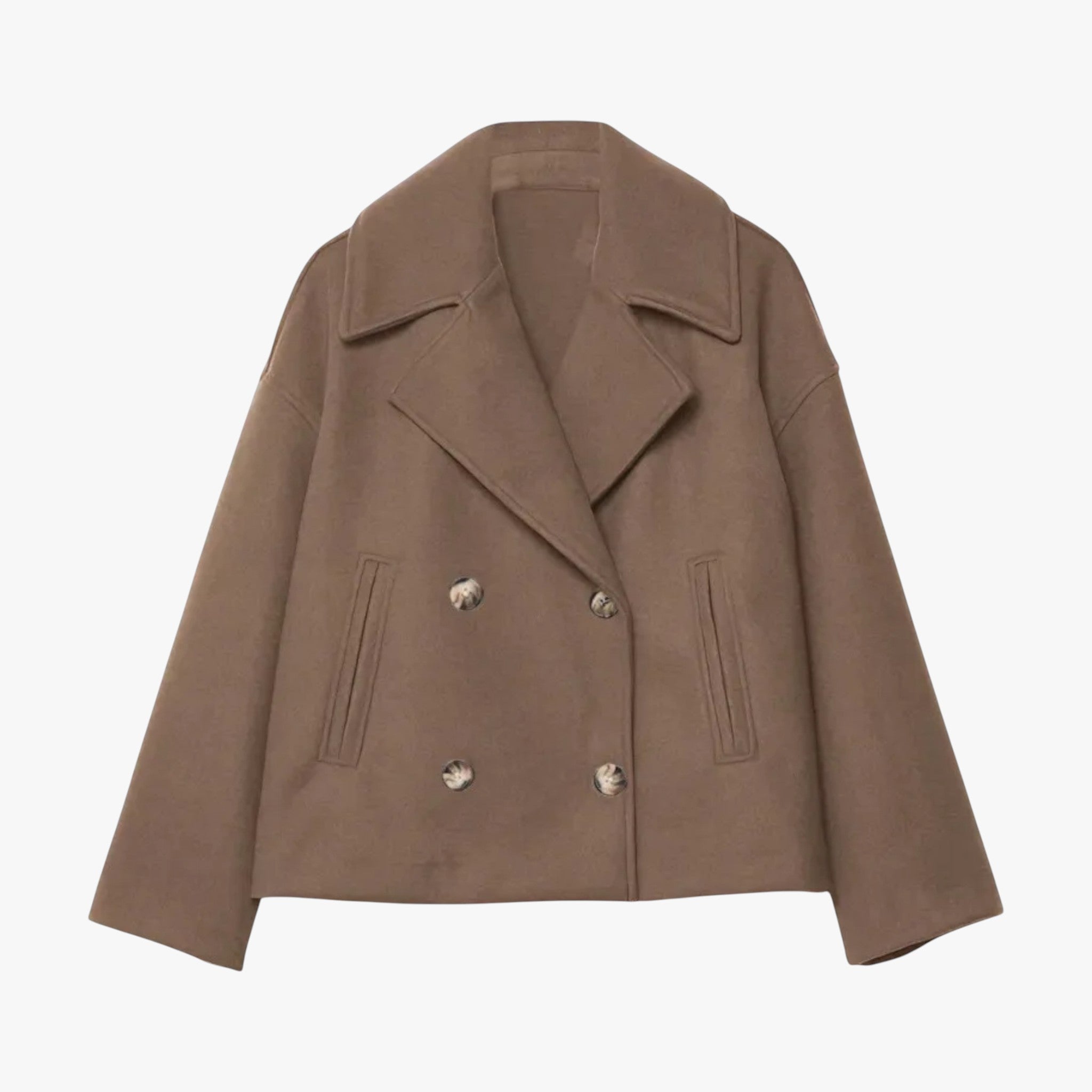 Estelle | Kort uldjakke – Elegant varme - - coats - {{ product_tags }