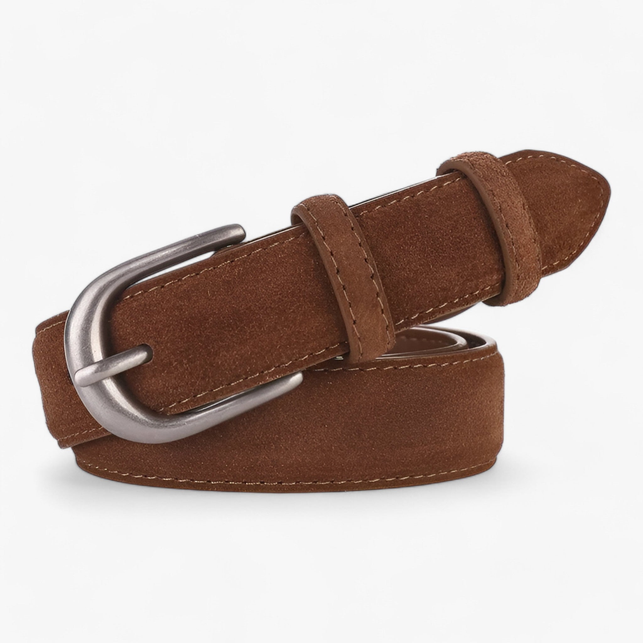 Helen | Runderhuidbælte - Bæredygtig og elegant - Mørkebrun 100cm - bags - {{ product_tags }