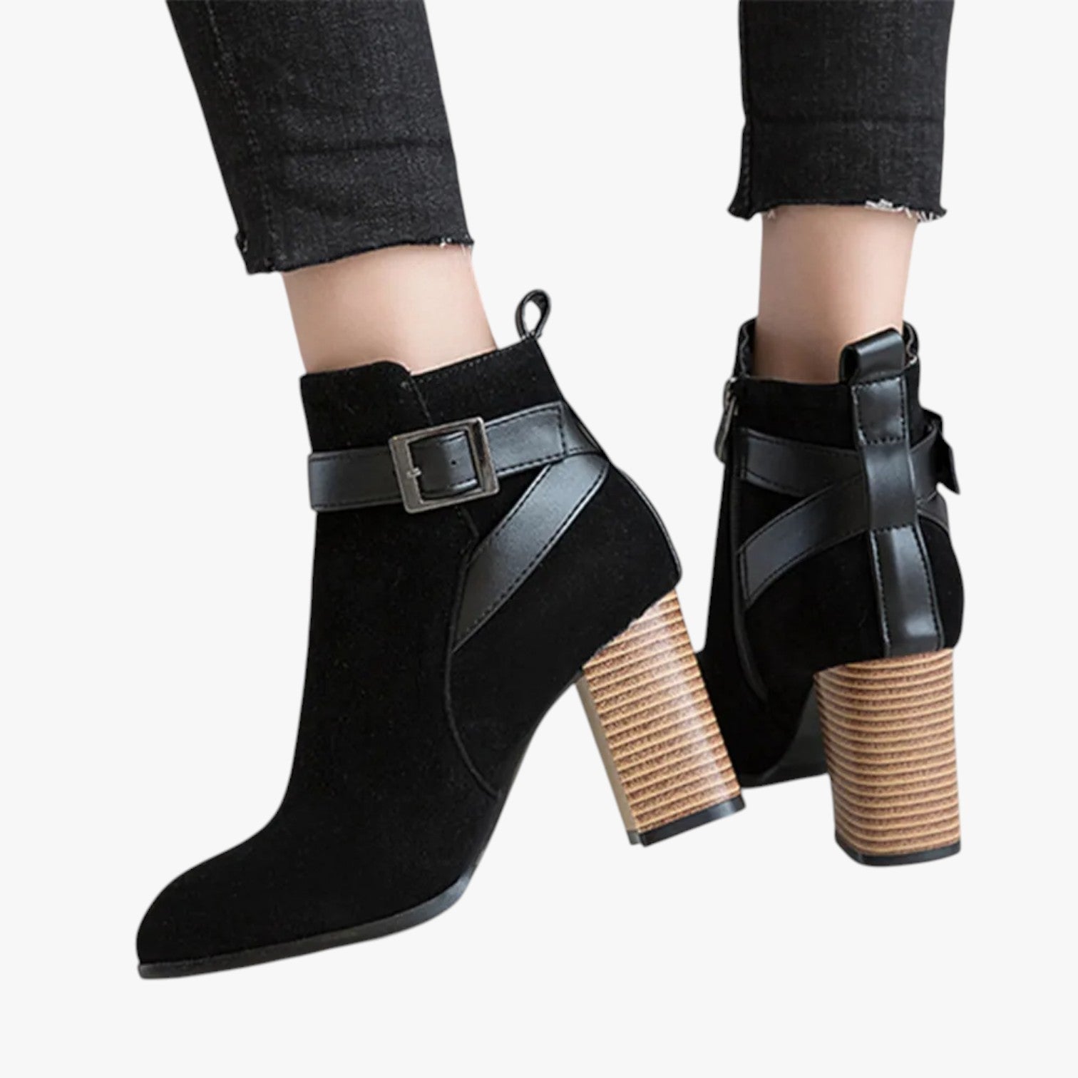 Eberta | Kvindelige høje støvler med spænde – Elegance og komfort til efteråret/vinteren - - Eberta | Kvindelige høje støvler med spænde – Elegance og komfort til efteråret/vinteren - €25 - {{ product_tags }