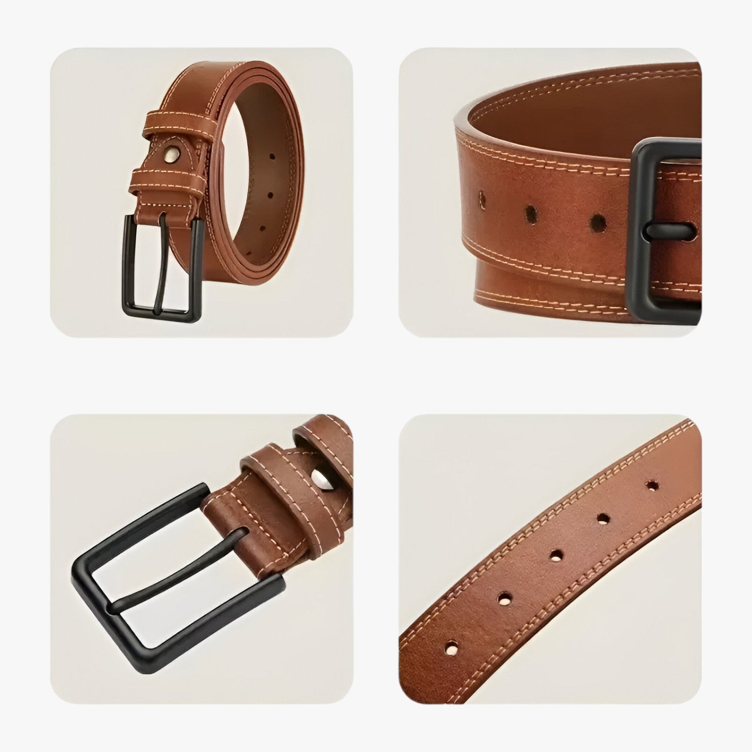 River | Elegant Læderbælte til Hverdag - - men's fashion - {{ product_tags }