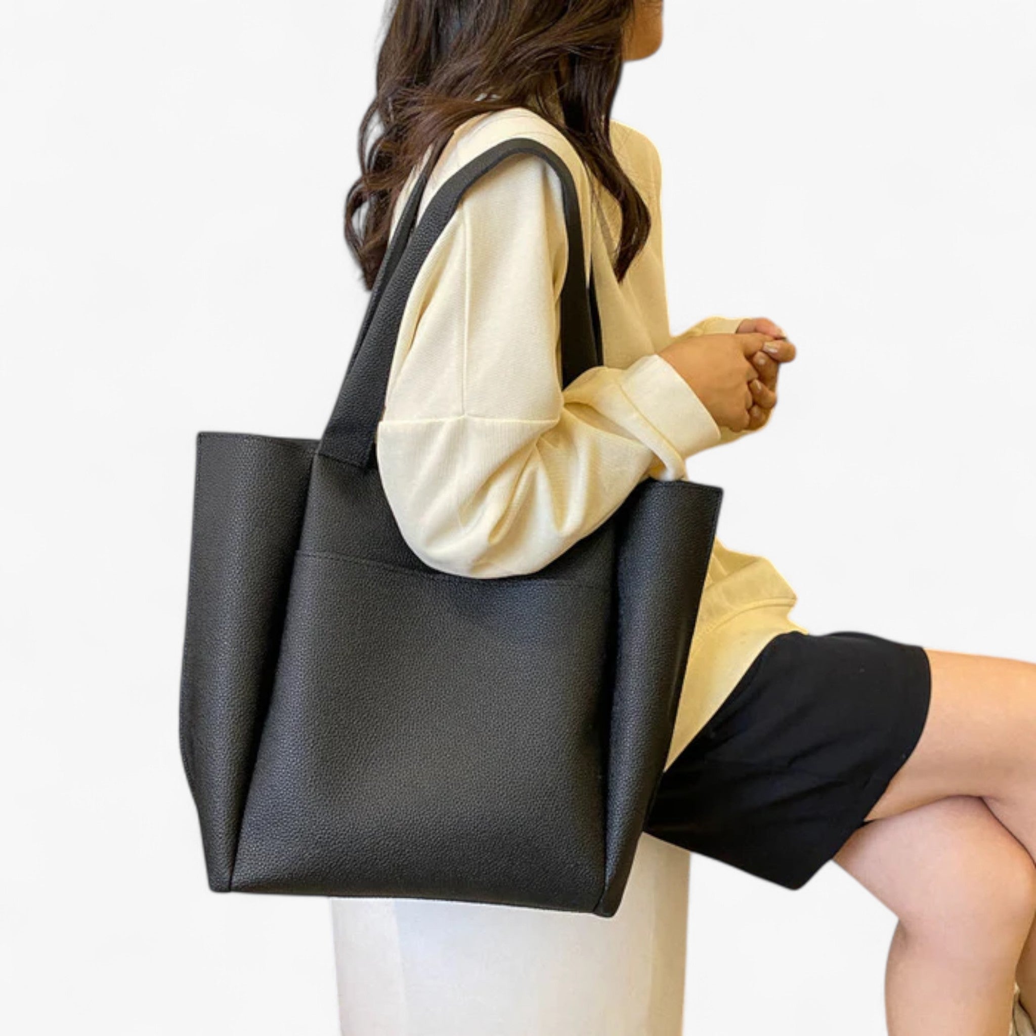 Lyka | Coï Luxe Vegansk Læder Skuldertaske - - Lyka | Coï Luxe Vegansk Læder Skuldertaske - €25 - {{ product_tags }
